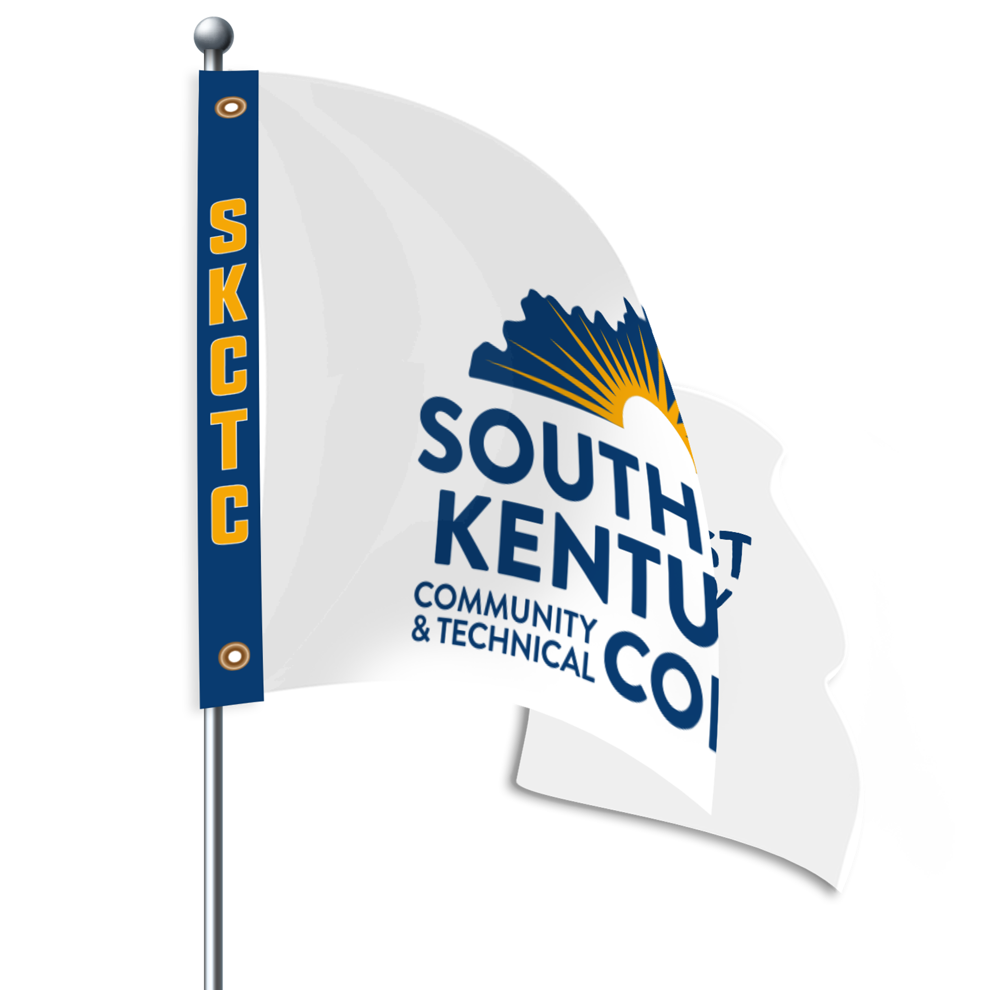 Product image 1 of 2 for KSEKY 3'x5' FLAG SUBLIMATED WHITE