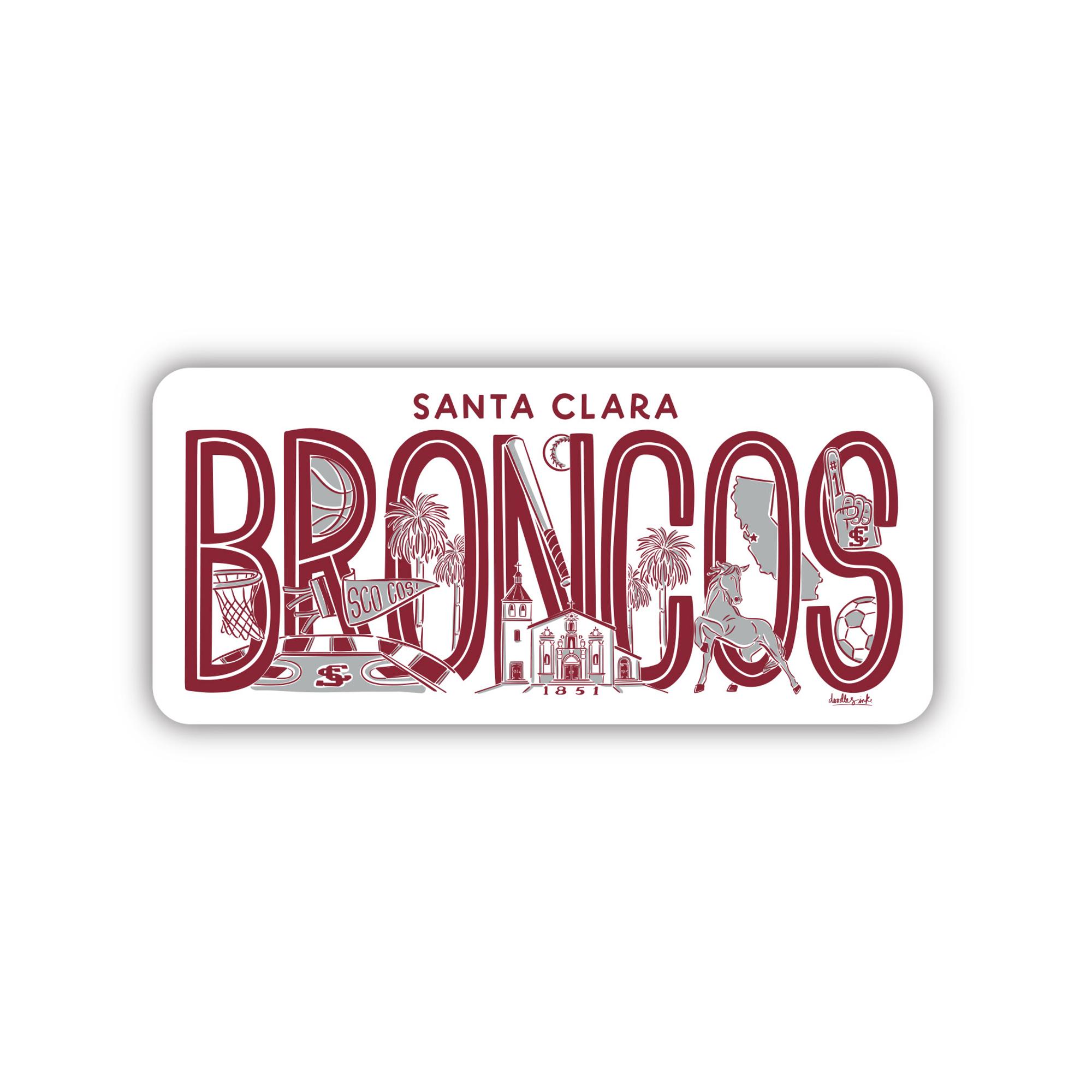 Product image 1 of 1 for Santa Clara Regina Recycled Wood Magnet