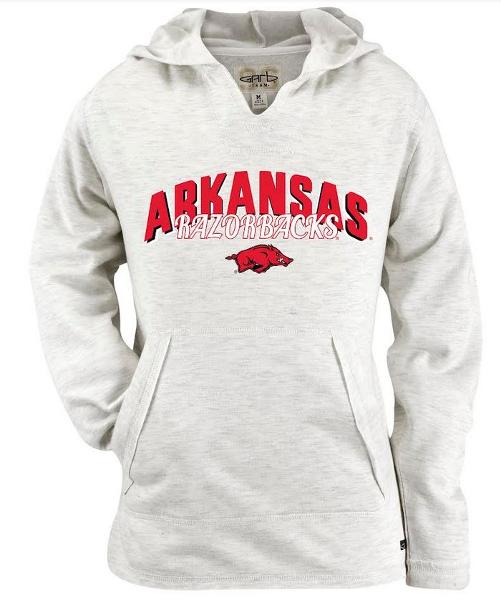 Arkansas Razorbacks Hadley Youth Raw Edge Hoodie; $49.99