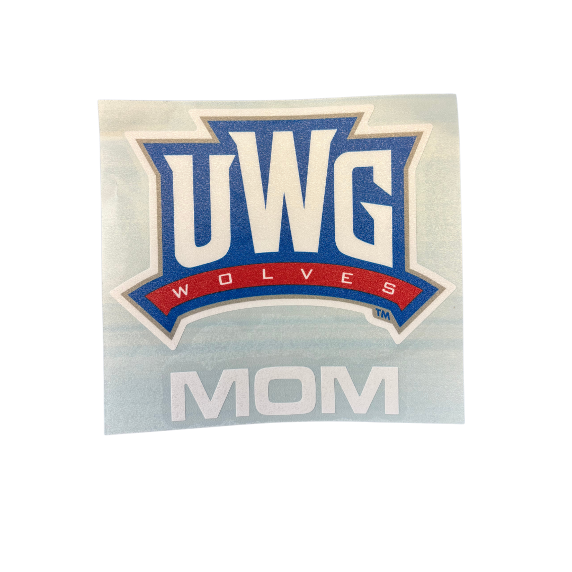 image of: ATHLETICS LOGO MOM DECAL