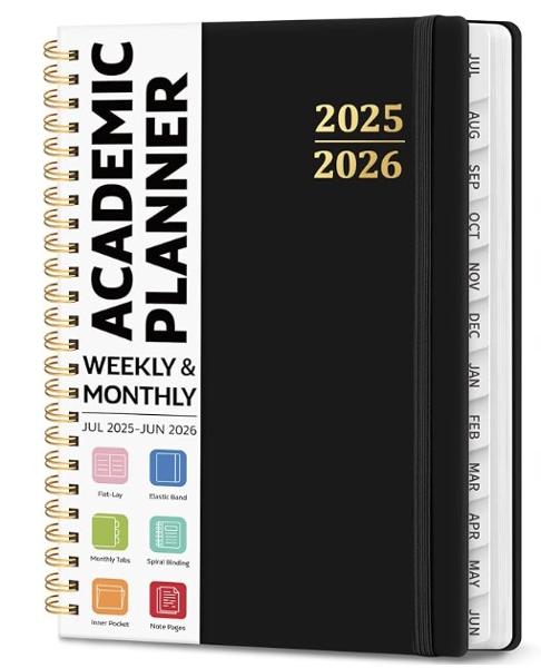 Academic Weekly & Monthly Planner; $12.99