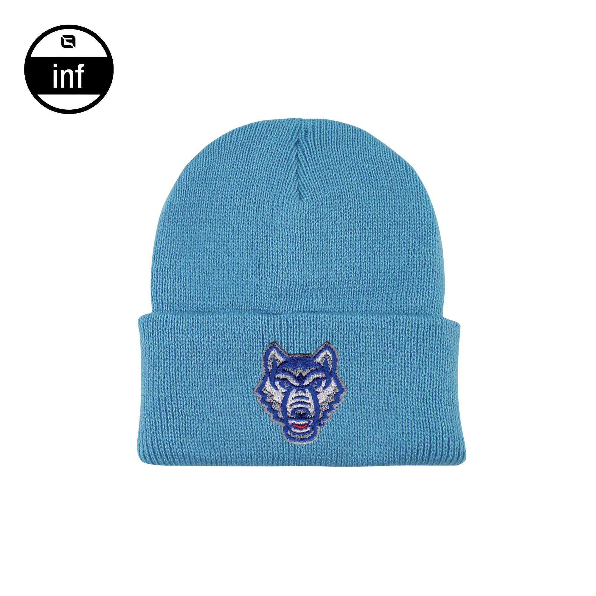 image of: WOLF LOGO NORTH POLE INFANT BEANIE