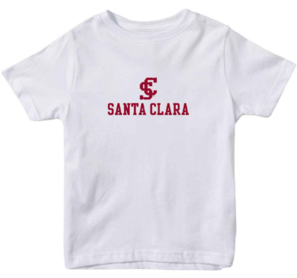 Santa Clara Broncos Toddler Ringspun Short Sleeve Tee, White; $16.98