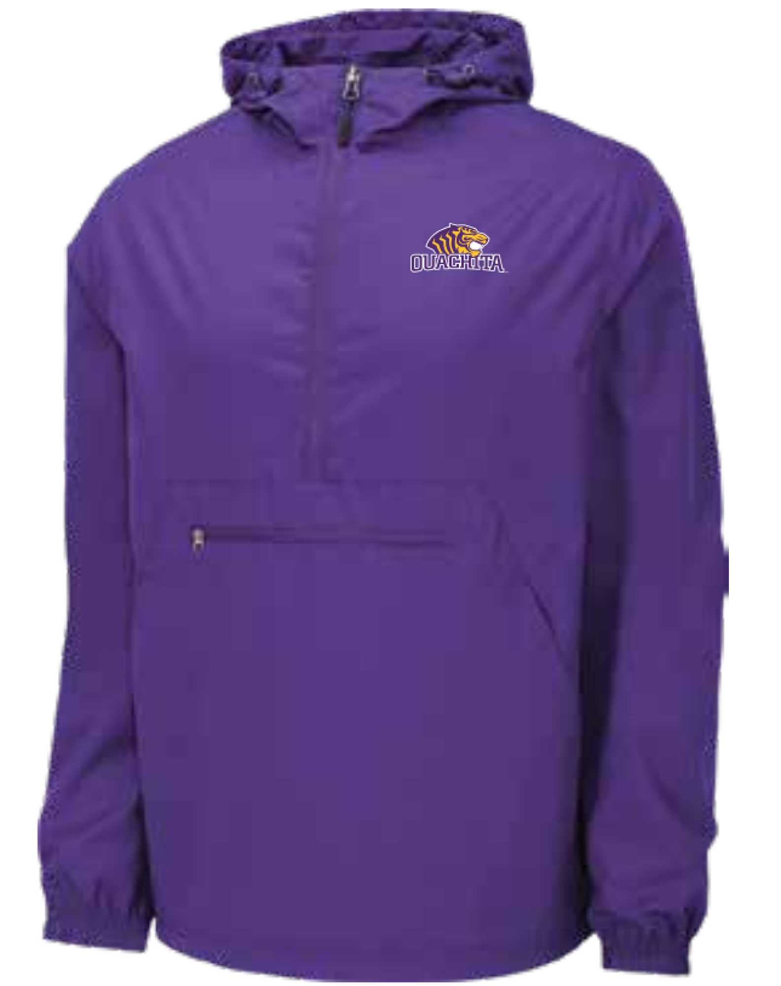 image of: Ouachita Tigers Embroidered 1/2 Zip Jacket