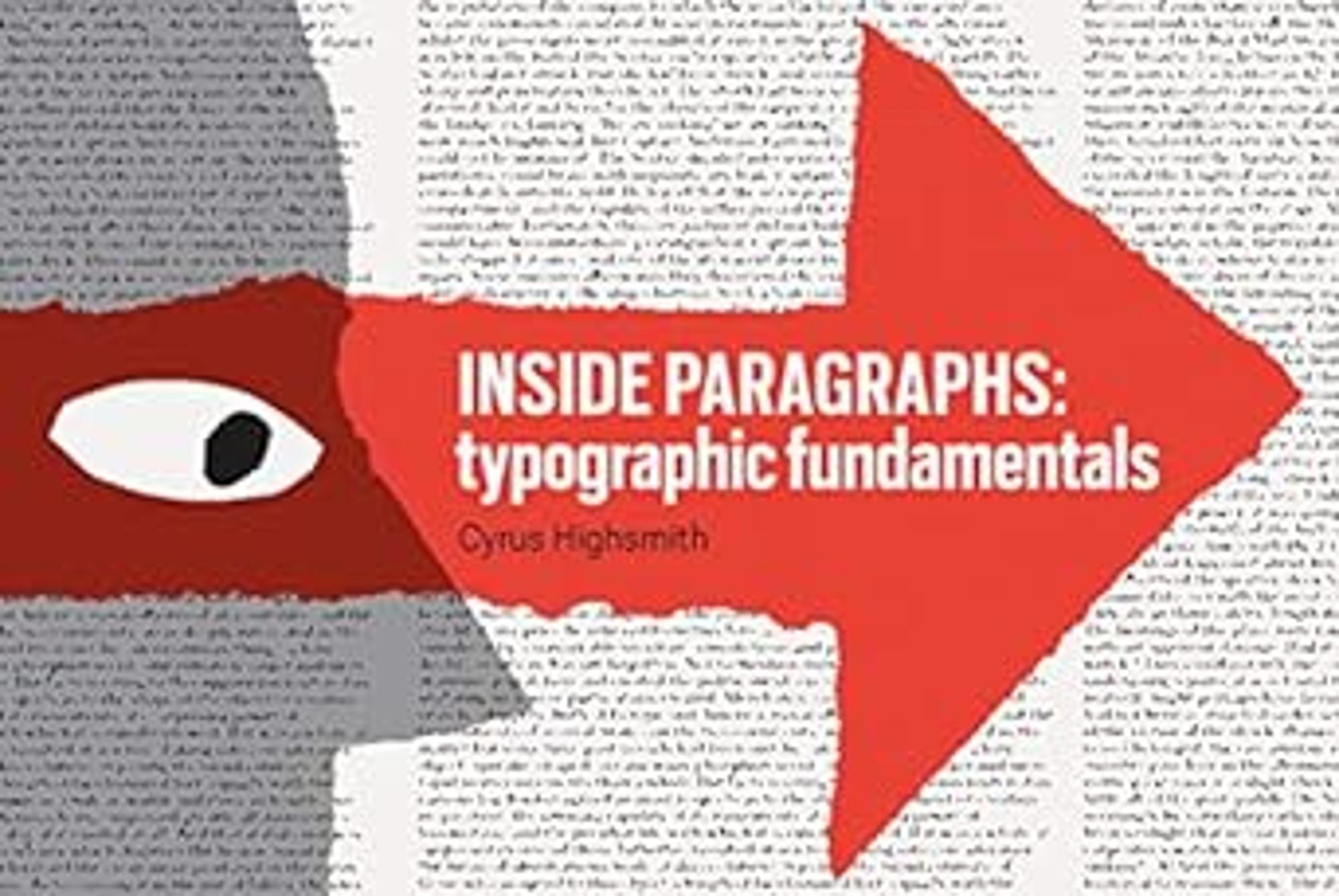 Cover image for Inside Paragraphs : Typographic Fundamentals