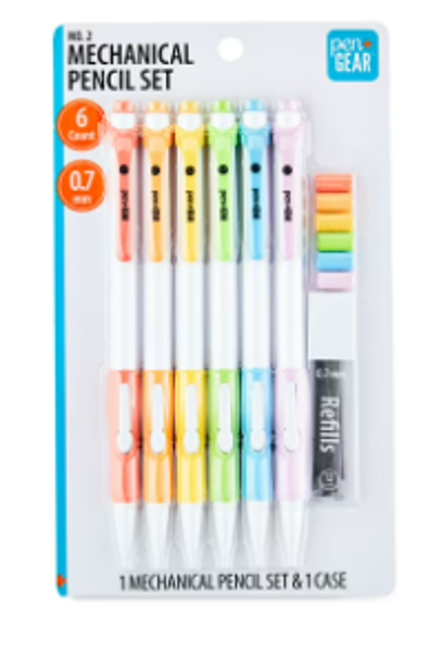 Pen+Gear Mechanical Pencil Set 6 count; $3.49