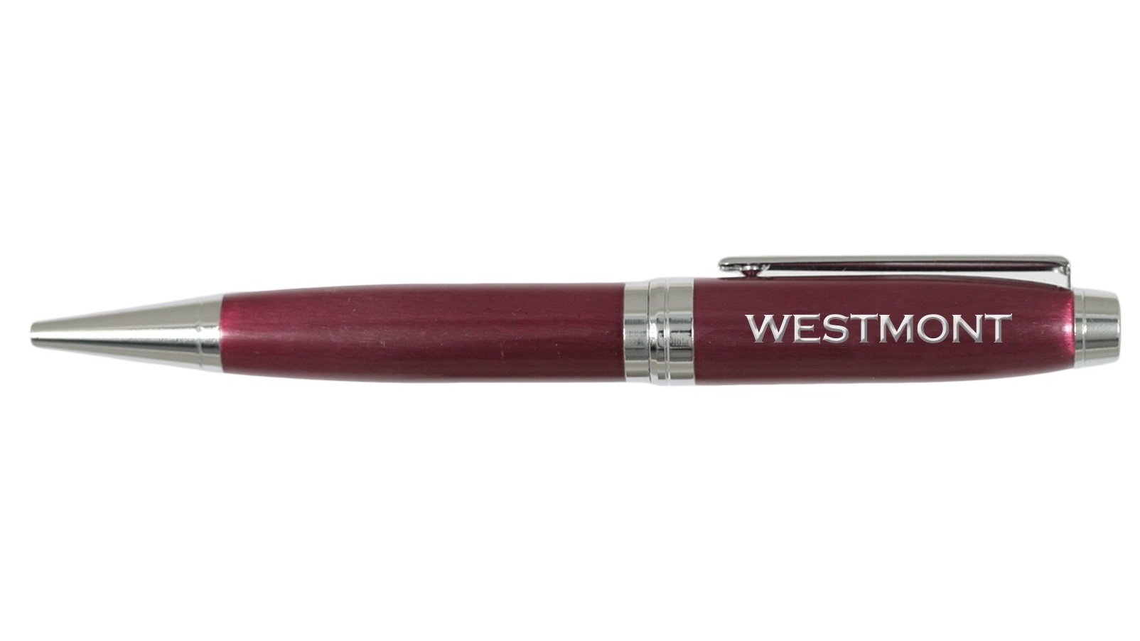 image of: Spirit Westmont Maroon Laser Engraved Pen