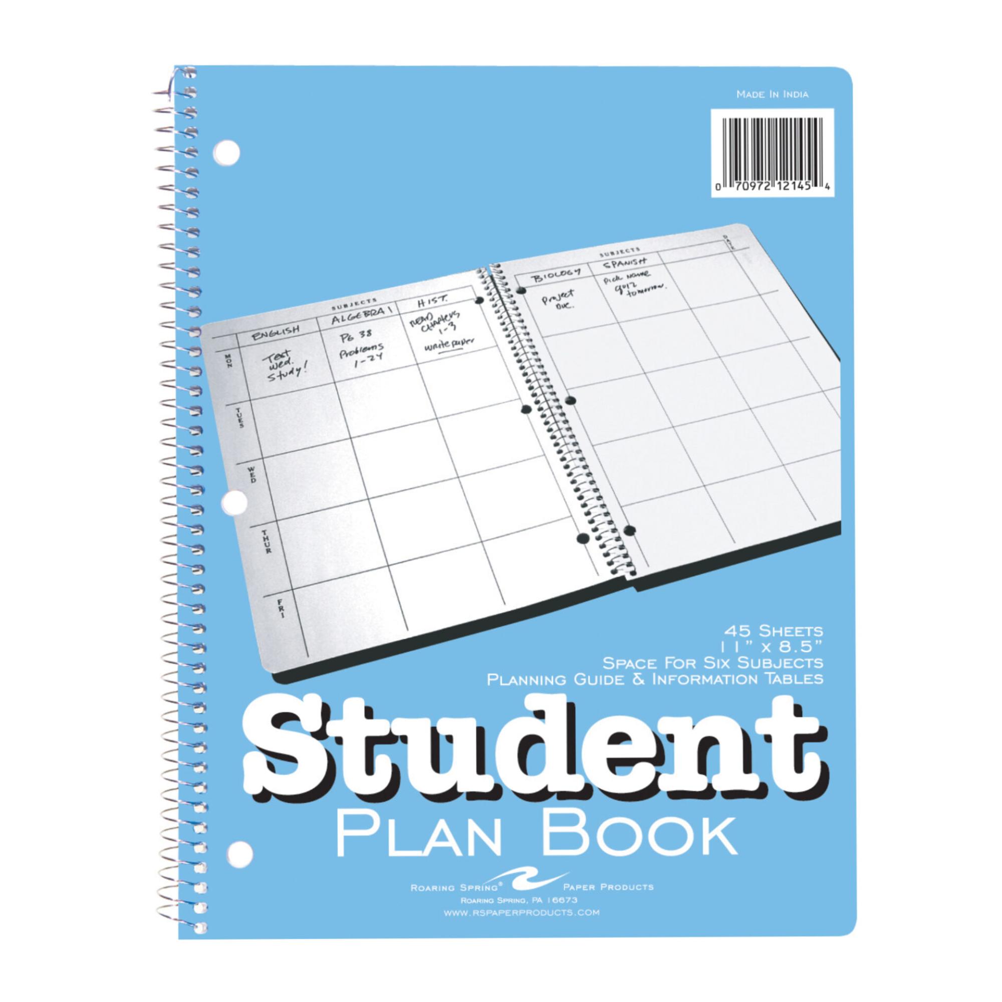 Product image 1 of 1 for Student Plan Book Weekly Format