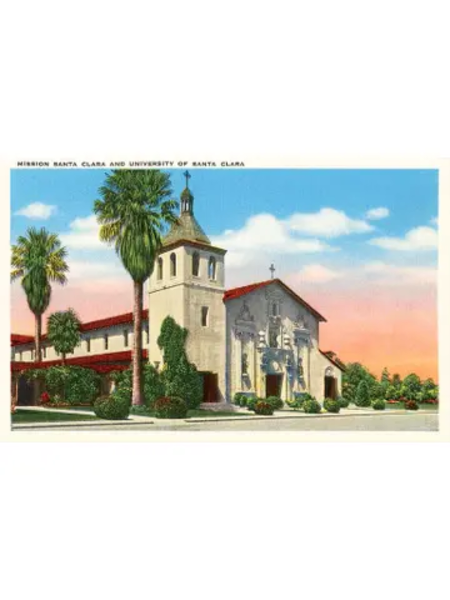 Mission Santa Clara Vinyl Sticker; $4.98