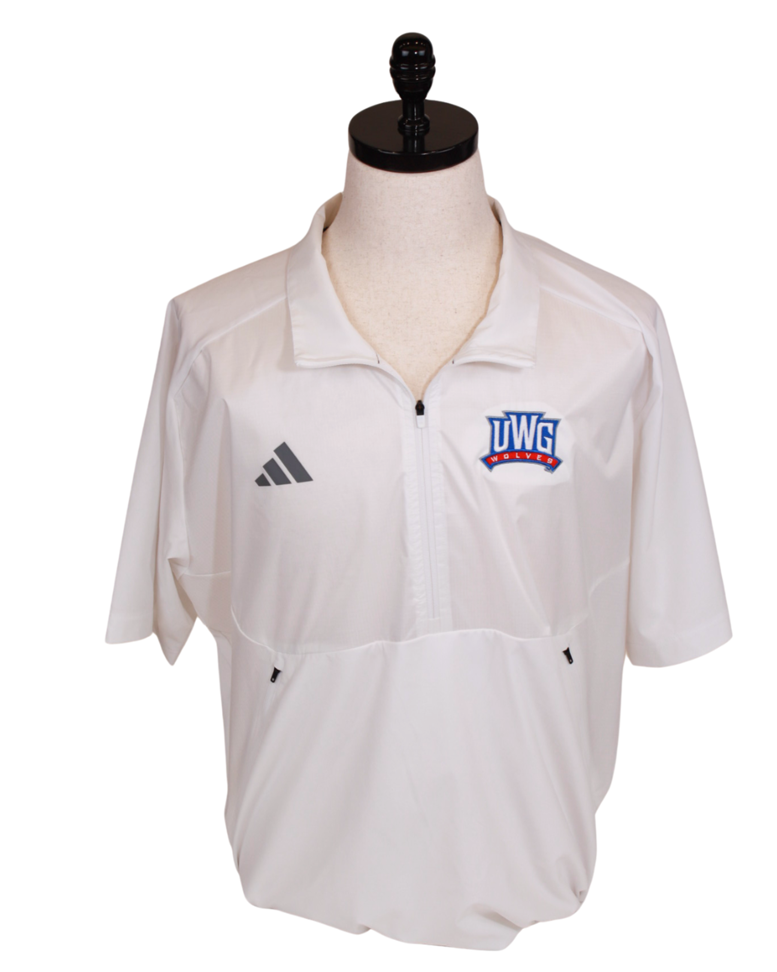 Product image 2 of 2 for ADIDAS ATHLETICS LOGO SIDELINE SS 1/4 ZIP