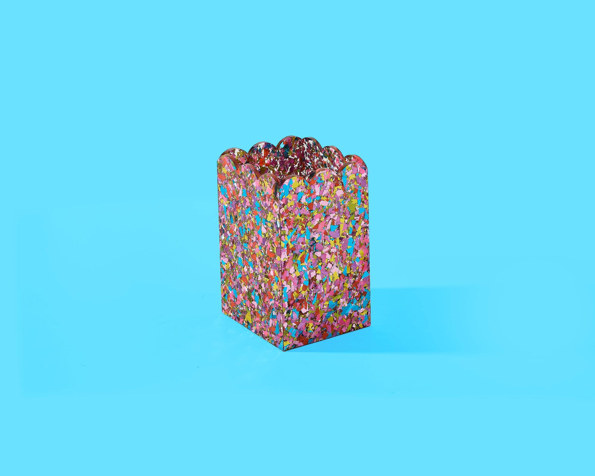 Product image 1 of 1 for Scalloped Pen / Pencil Holder - Happy Confetti