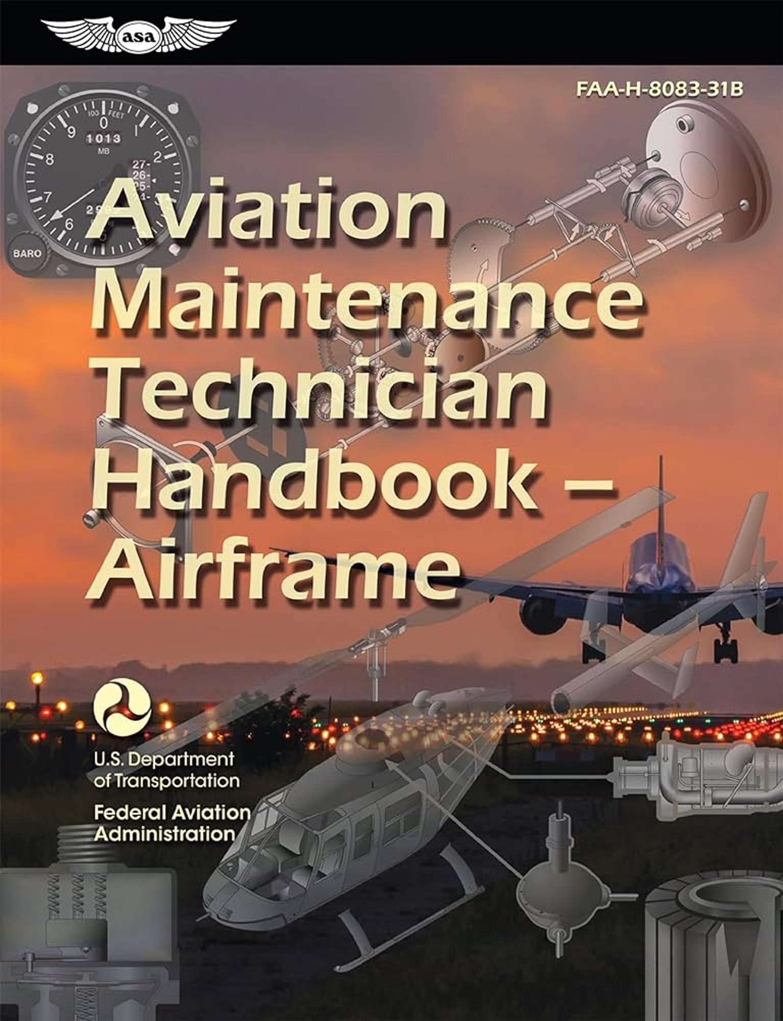 Cover image for AVIATION MAINTENANCE TECHNICIAN HANDBOOK AIRFRAME V 1+2