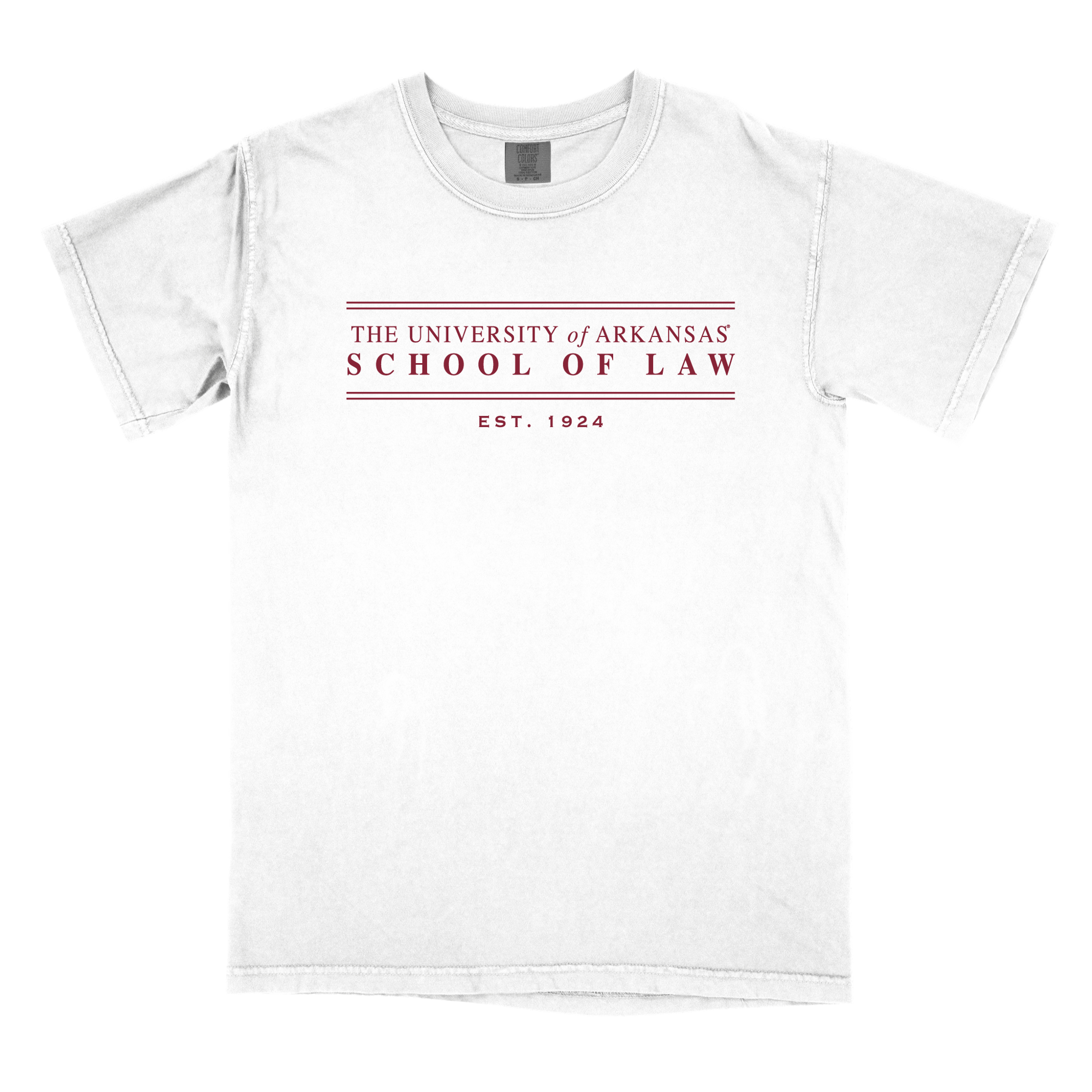 image of: University of Arkansas School of Law Simple Line Tee