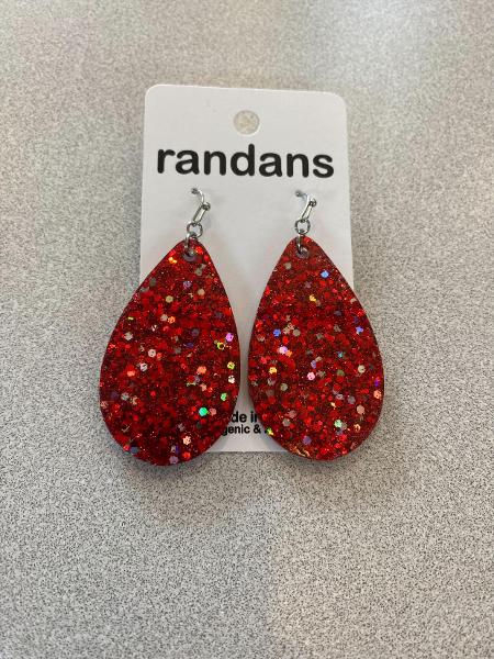 RANDANS LARGE FRAMELESS DANGLE EARRINGS; $18.99