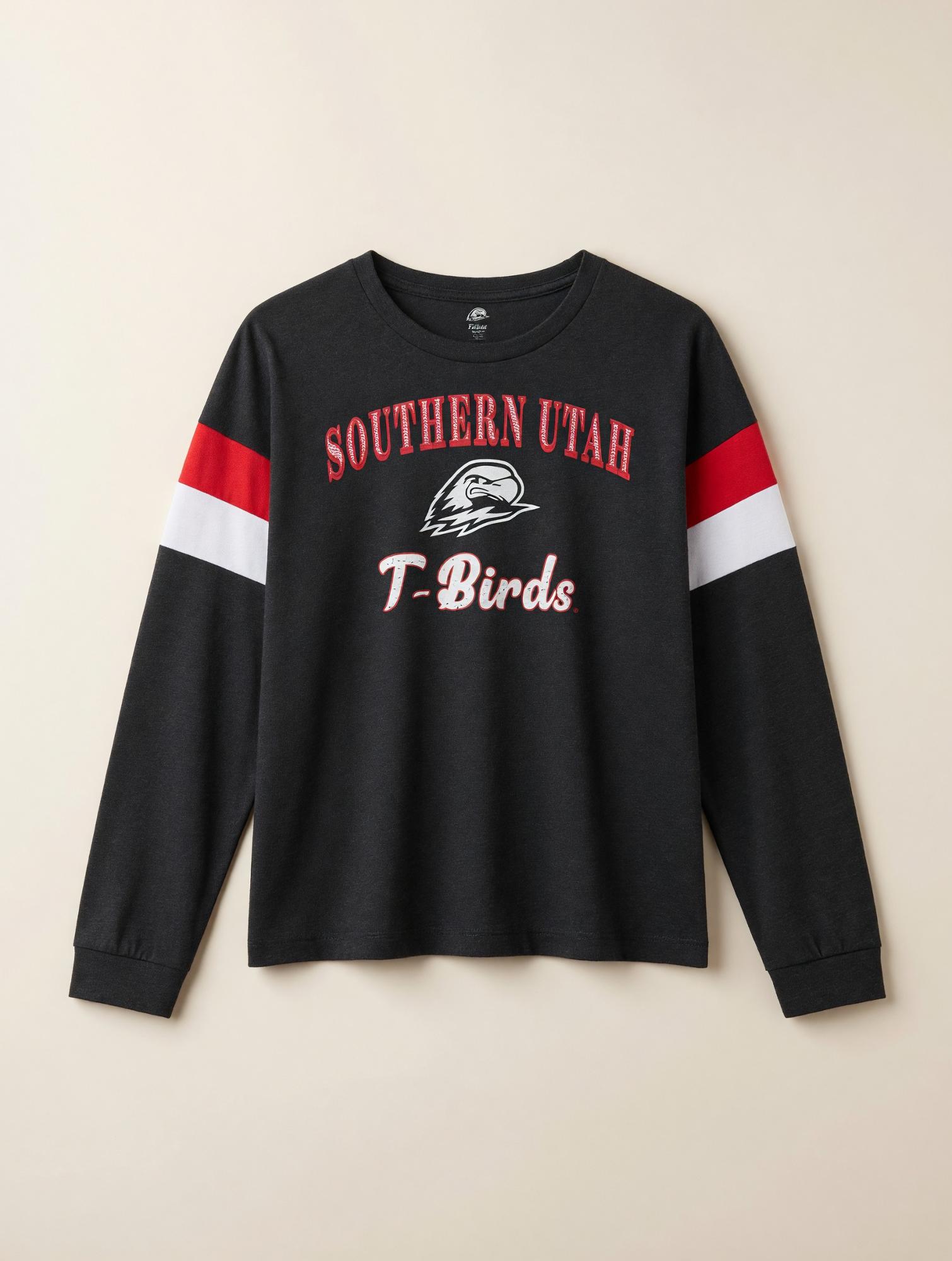 Product image 1 of 3 for COLOSSEUM WOMENS TEE S/S BLACK T-BIRDS