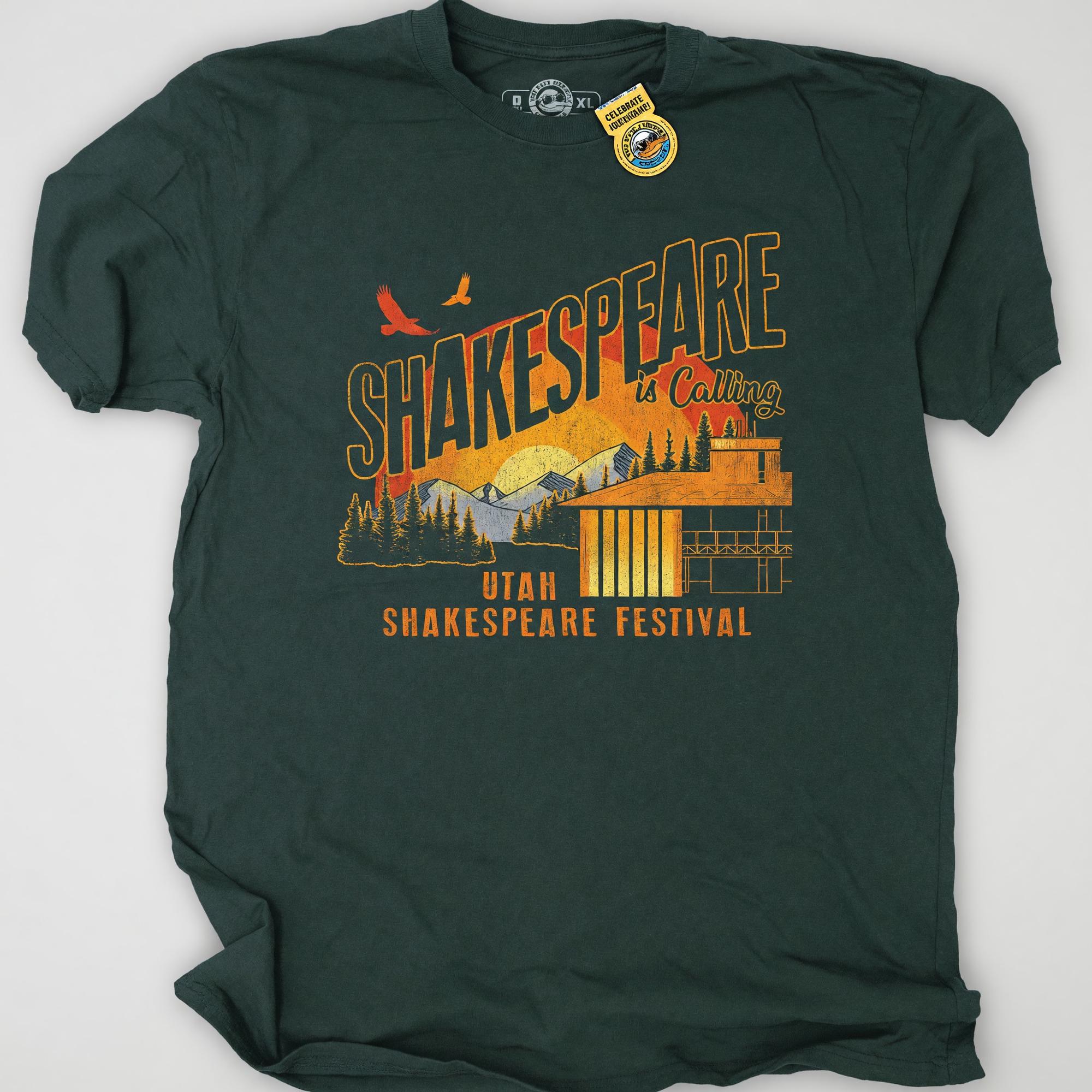Product image 1 of 1 for SHAKESPEARE IS CALLING TEE Utah Shakespeare Festival