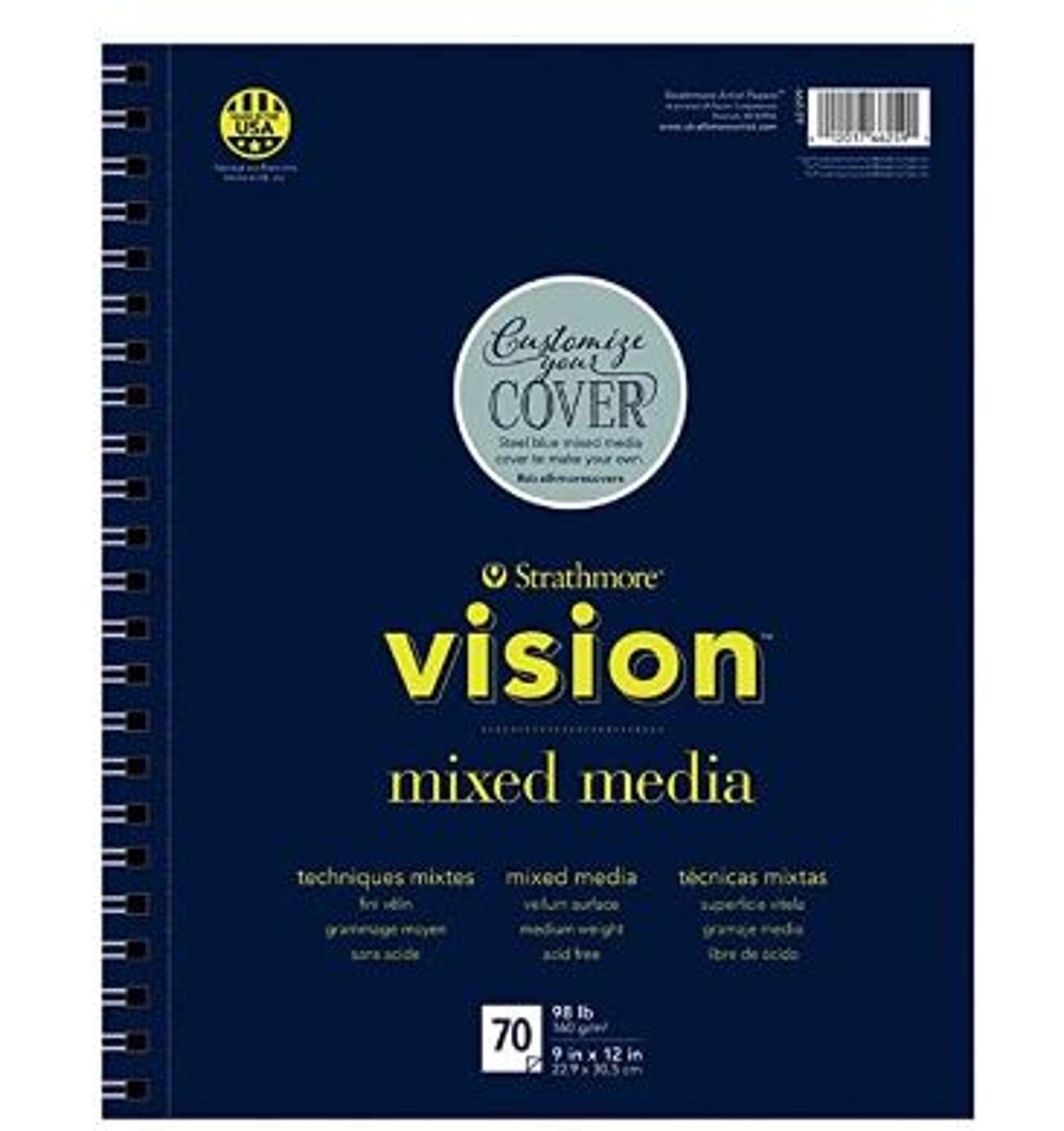 image of: Strathmore Vision Mixed Media Pad 9x12