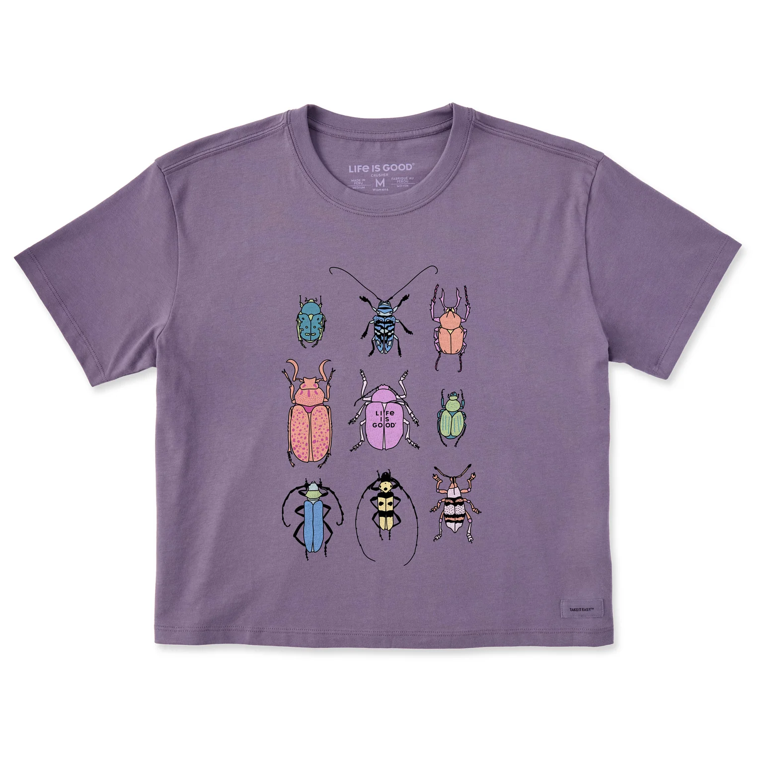 Product image 2 of 3 for Life is Good Bug Grid Tee