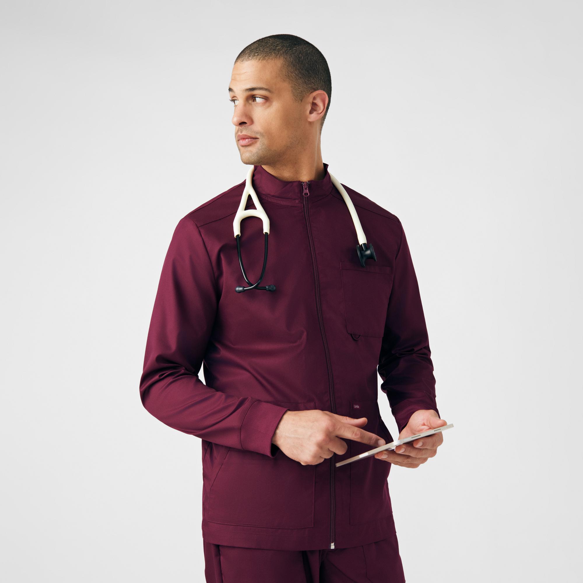 Variant 3 of 3 for Mens ProFlex 4-Pocket Scrub Jacket