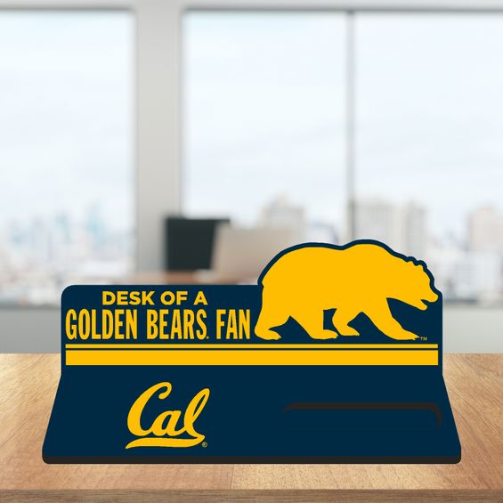 Product image 1 of 1 for Cal Golden Bear Desk Top Business Card Holder