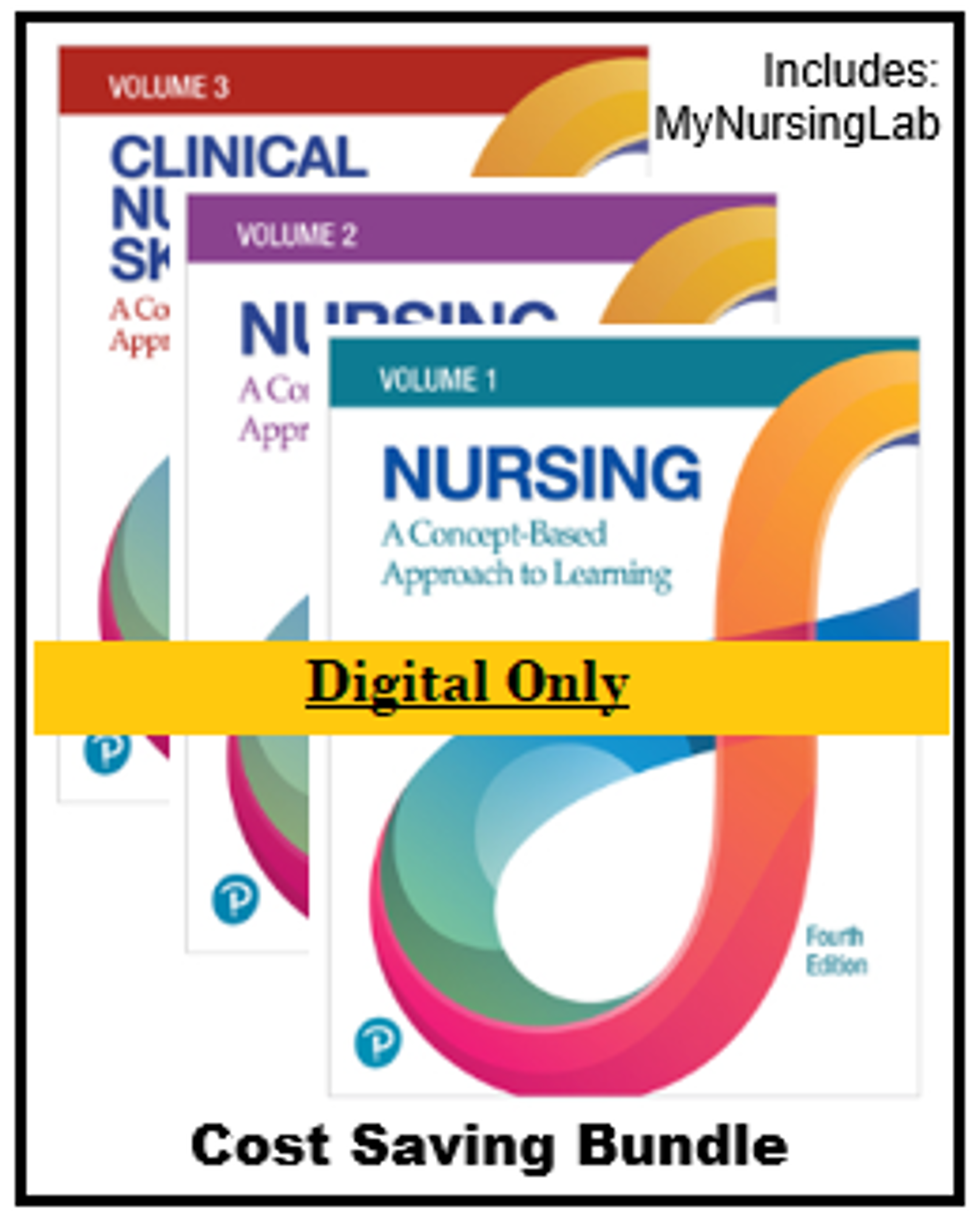 Cover image for Nursing: Concept-Based Approach to Learning Volume 1-3 MyLab (Digital Only)