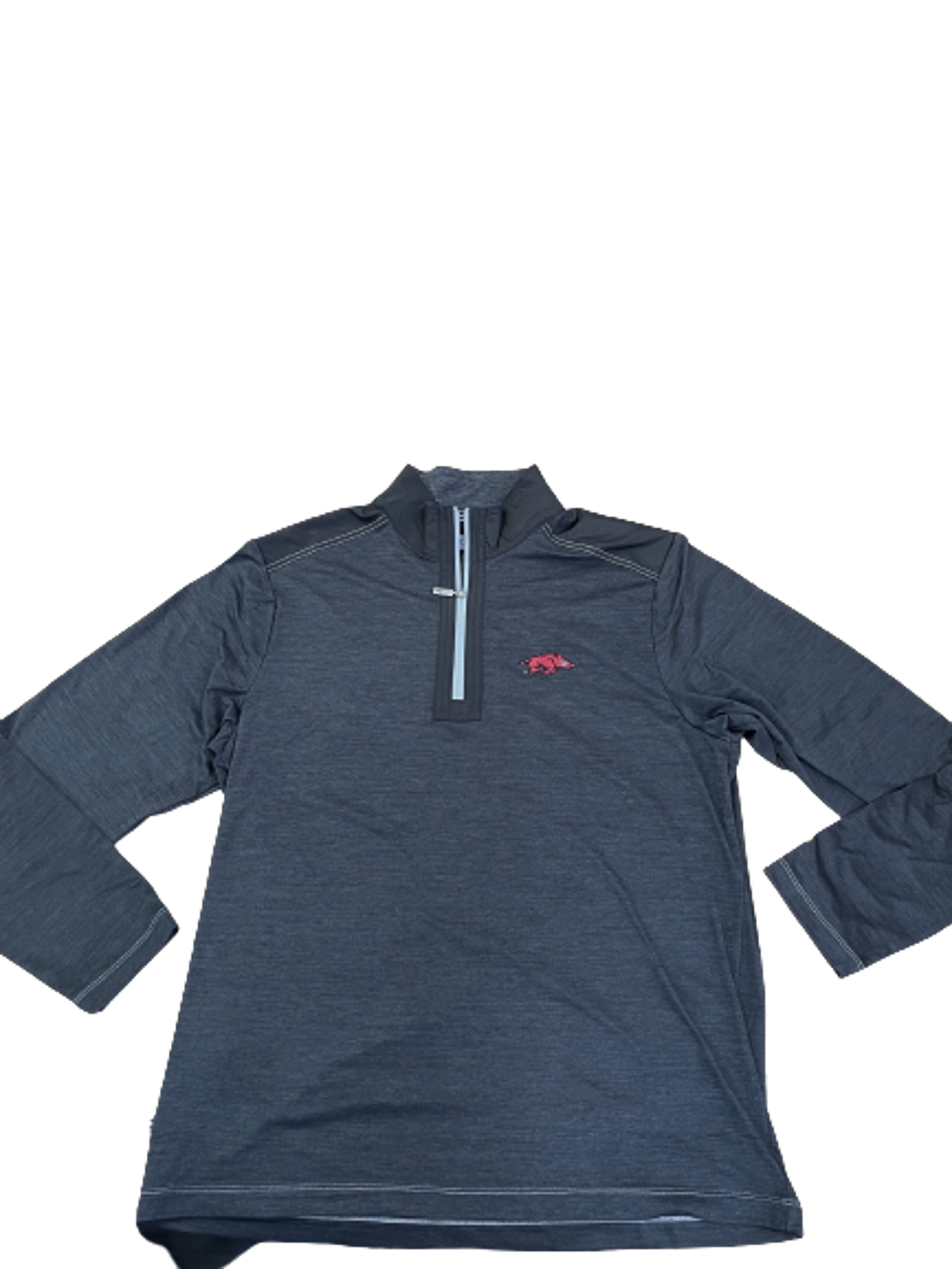 image of: Arkansas Razorbacks Tommy Bahama Sport On Deck Half Zip - Black