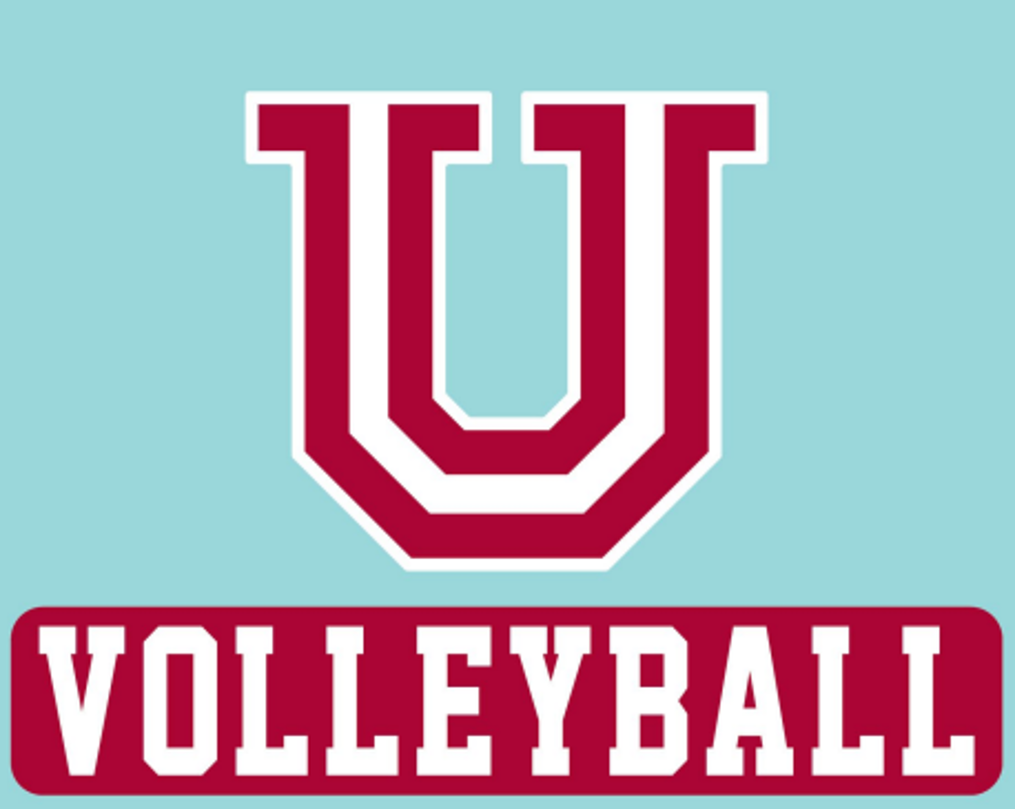 image of: Union University Volleyball Perfect Cut Decal