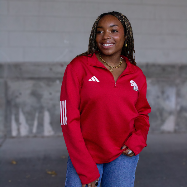 Adidas Women's SUU Golf 1/4 Zip; $60.00