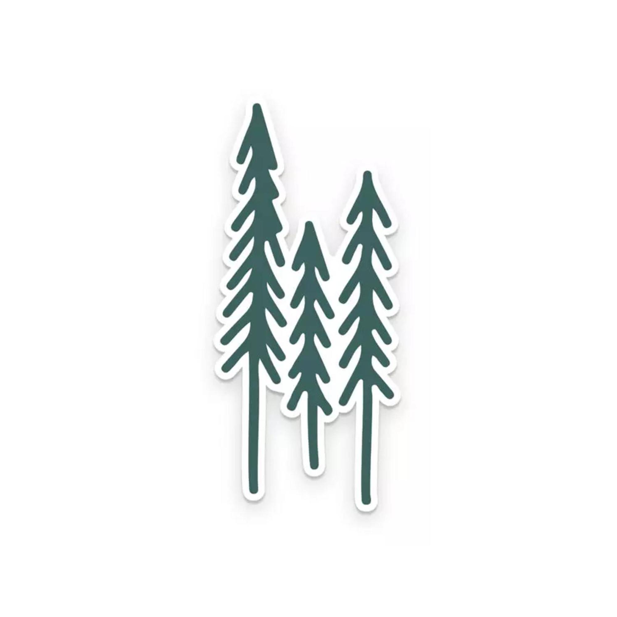 Product image 1 of 1 for Evergreen Trees Vinyl Sticker