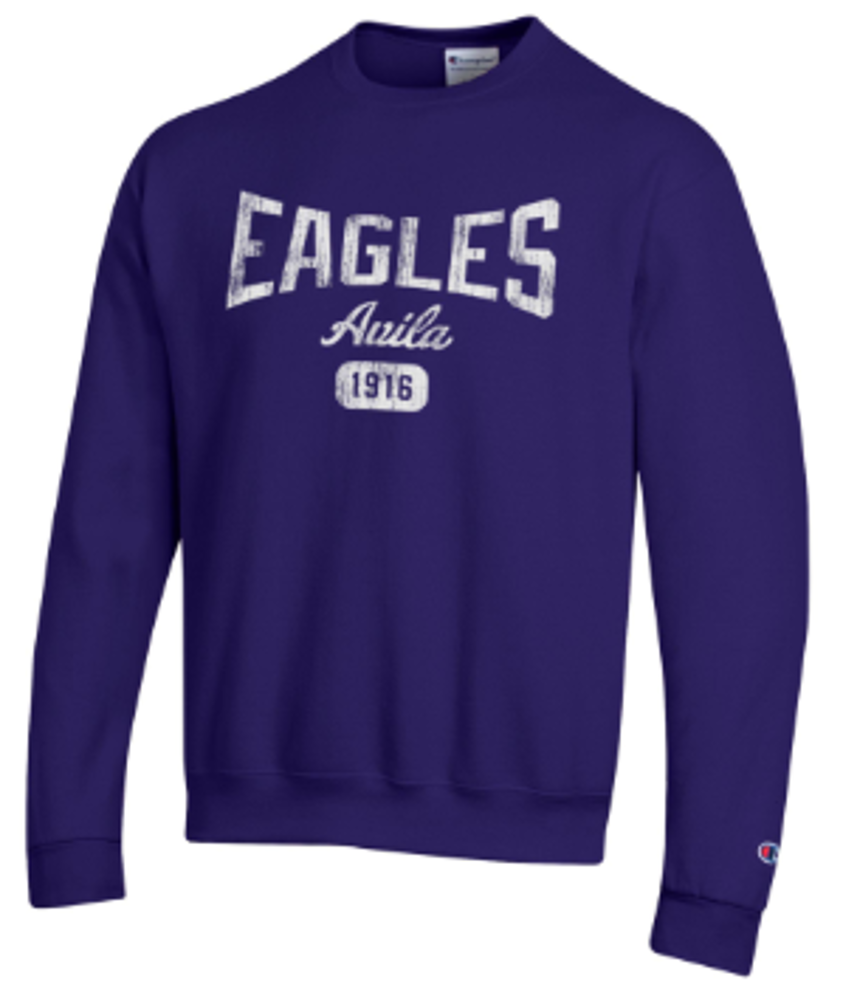 image of: AU CREW BOWTIE ARCH EAGLES PUR