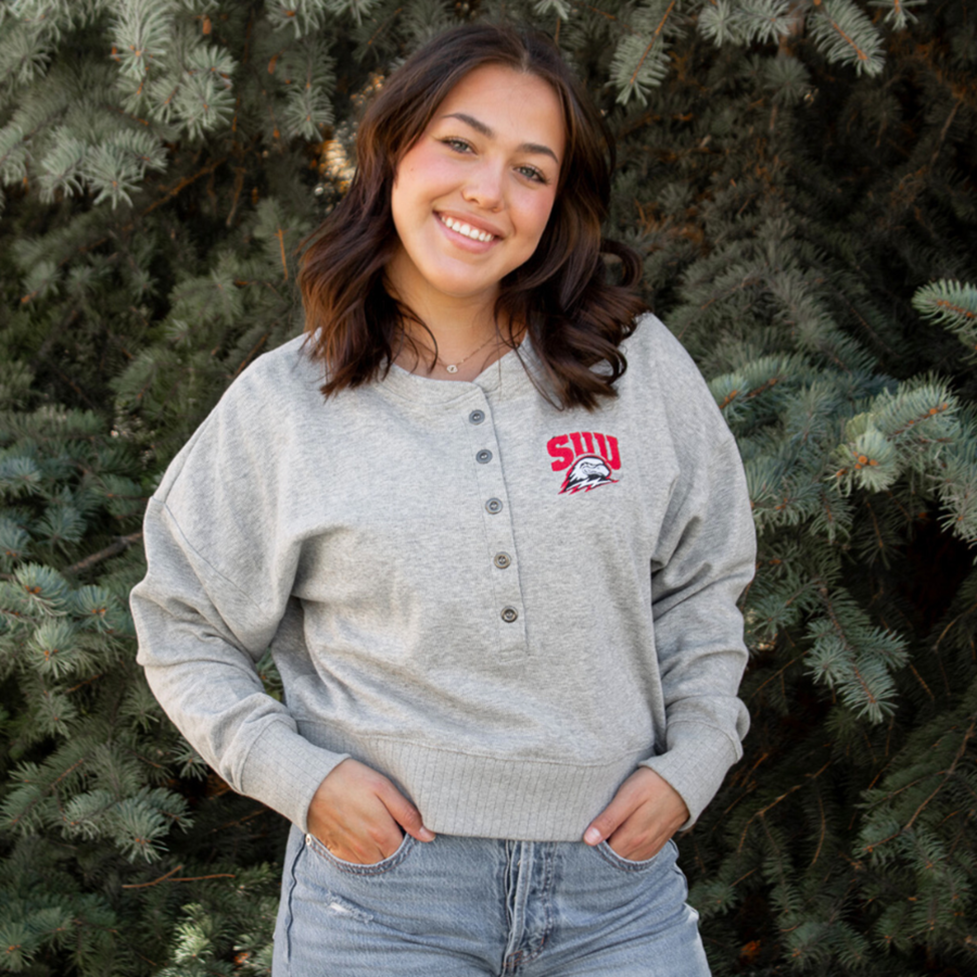 image of: Colosseum Women's SUU Henley Sweater