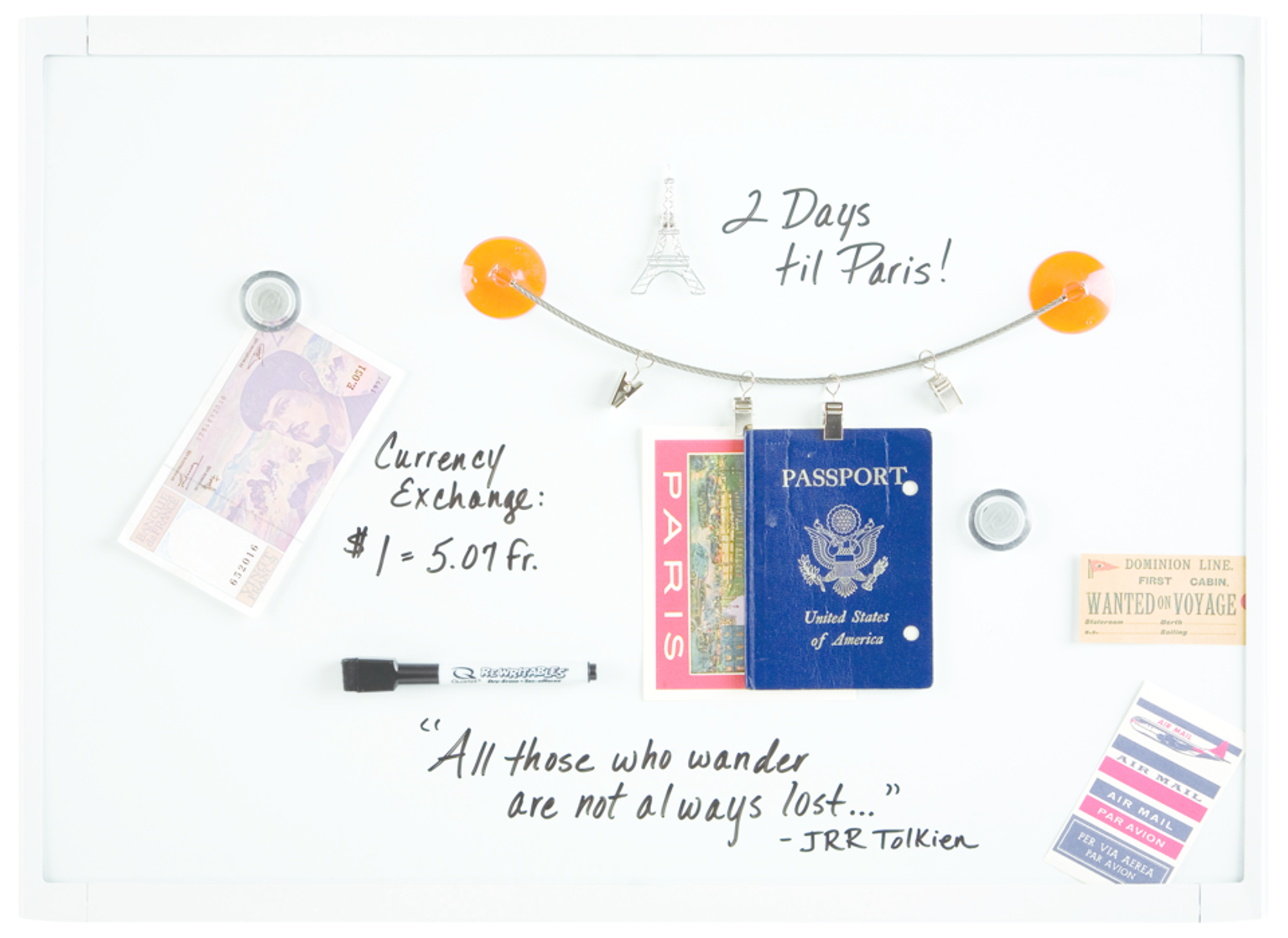 Product image 1 of 1 for Quartet Plastic Framed Magnetic Dry-Erase Board Asst 8.5x11in Bulk