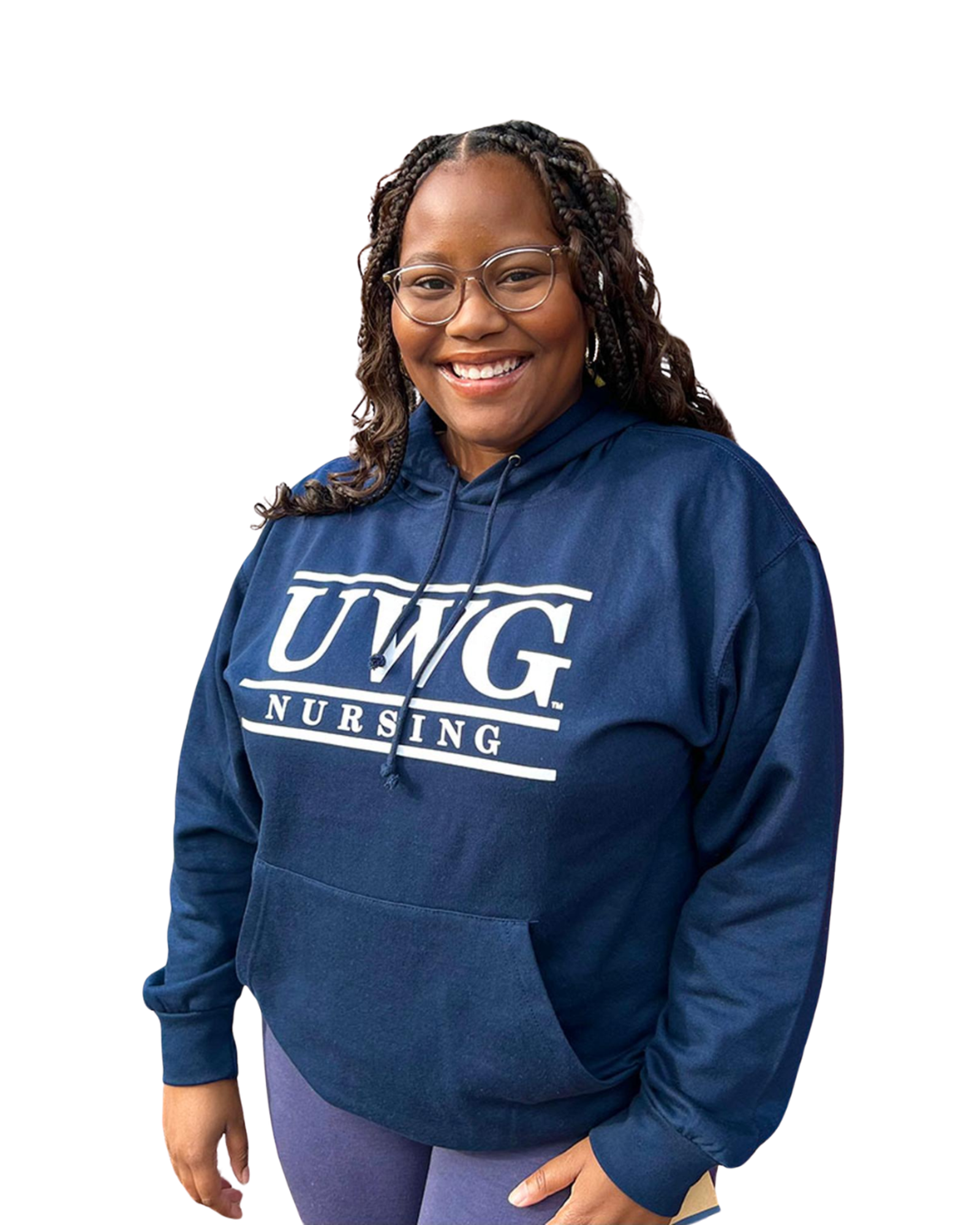 Product image 1 of 3 for UWG TEXT NURSING BAR HOODIE