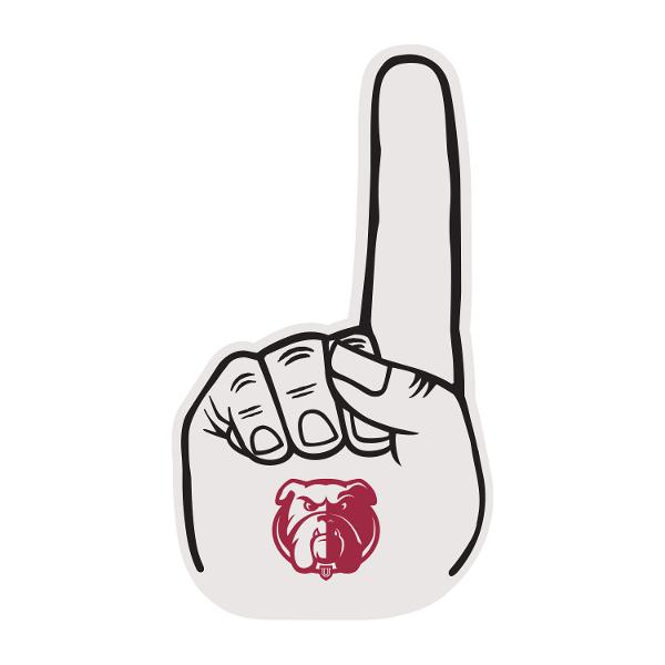 * FINAL SALE * Union Bulldogs 14" Foam Finger; $9.99
