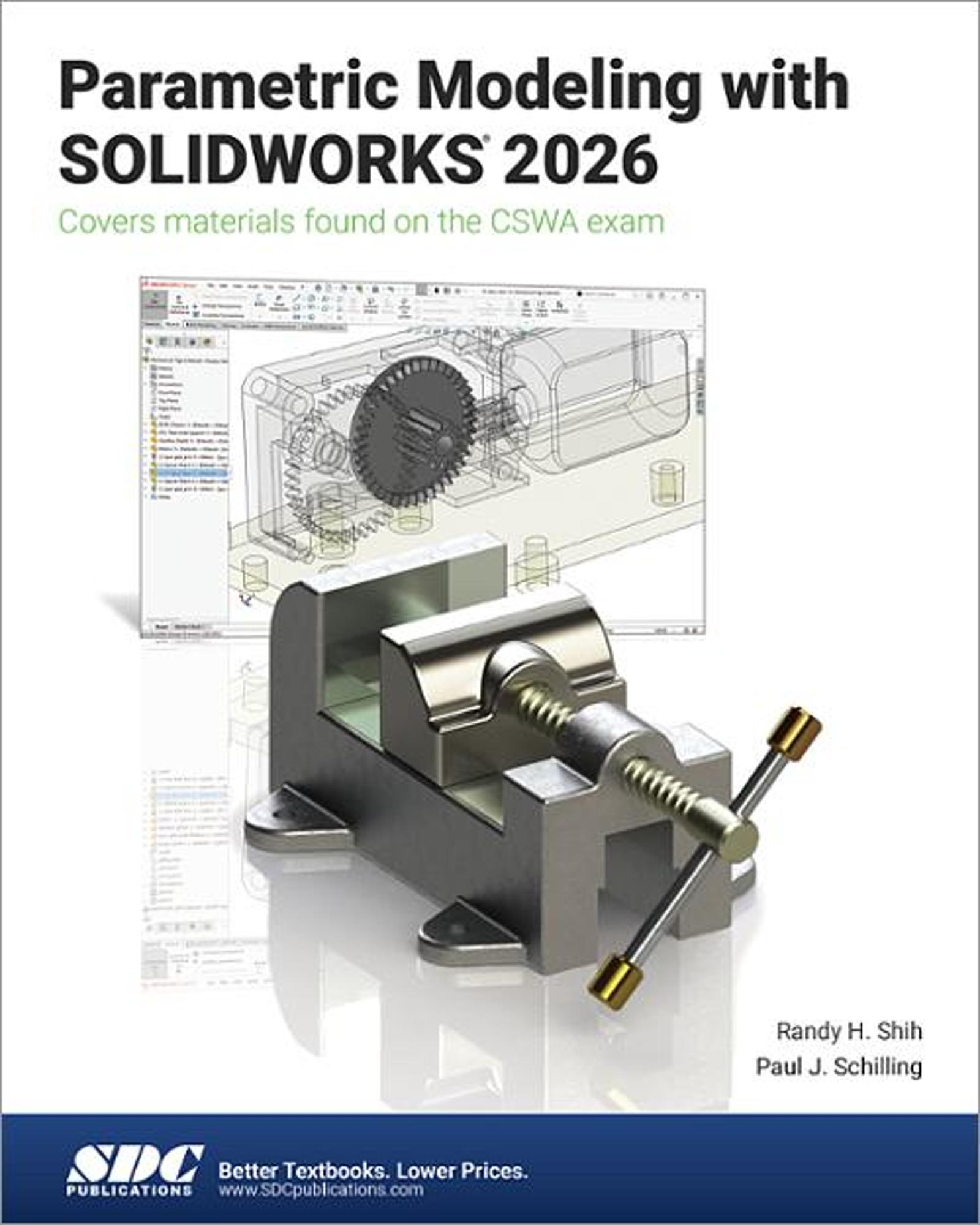 Cover image for PARAMETRIC MODELING W/SOLIDWORKS 2026