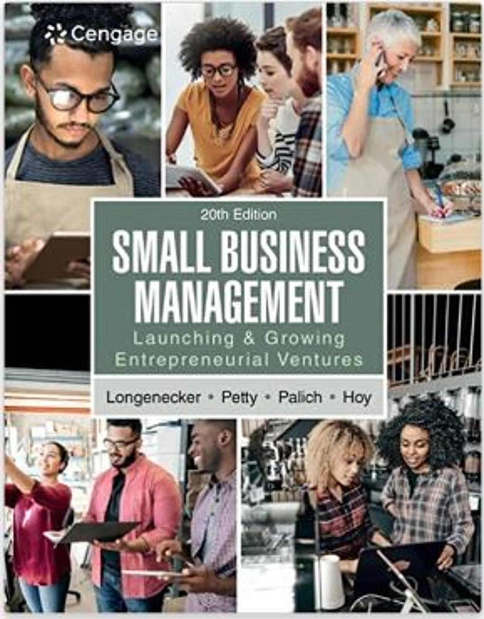 Cover image for LONGNECKER / Small Business Management BOOK ONLY 20th Ed