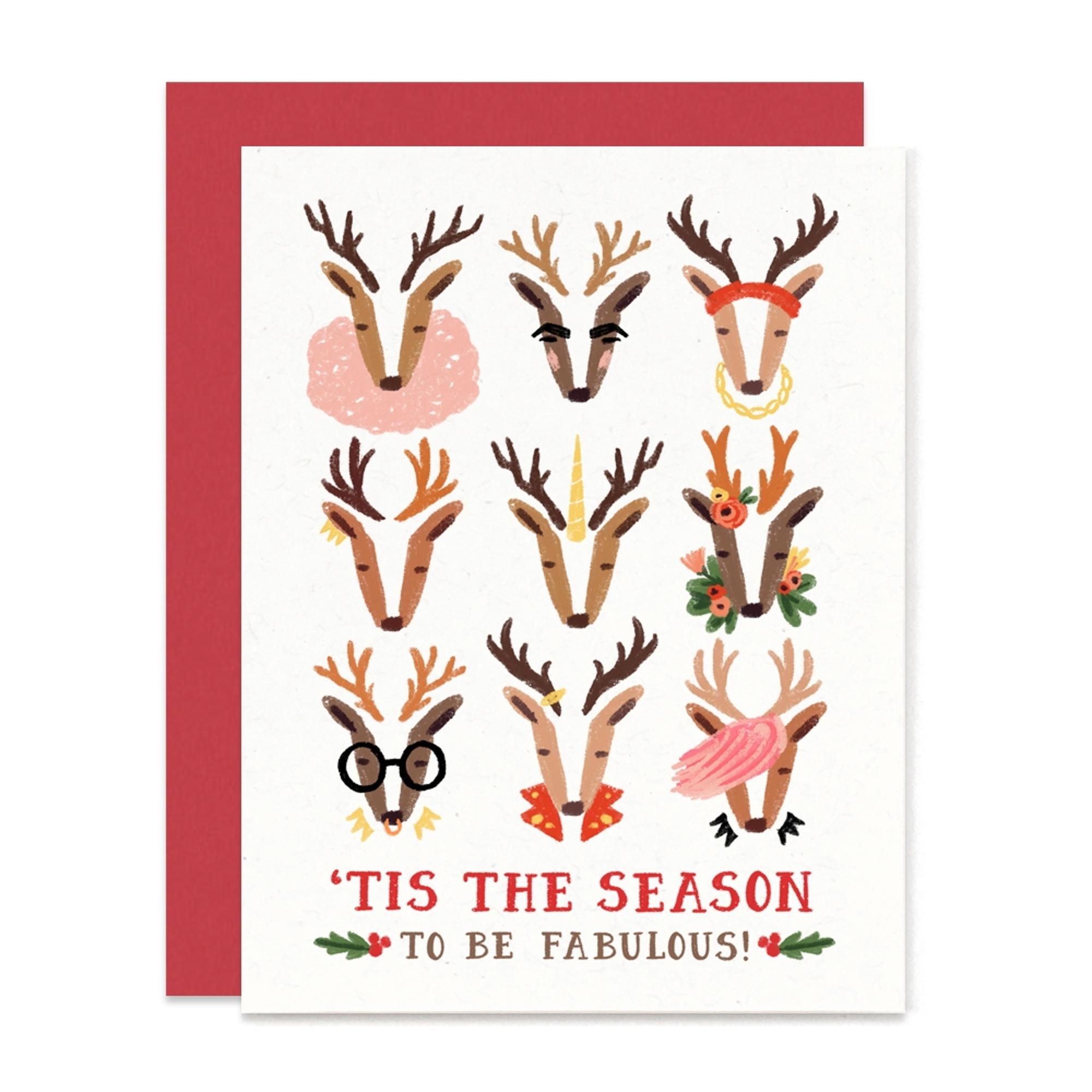 Product image 1 of 1 for Fabulous Reindeer Christmas Card