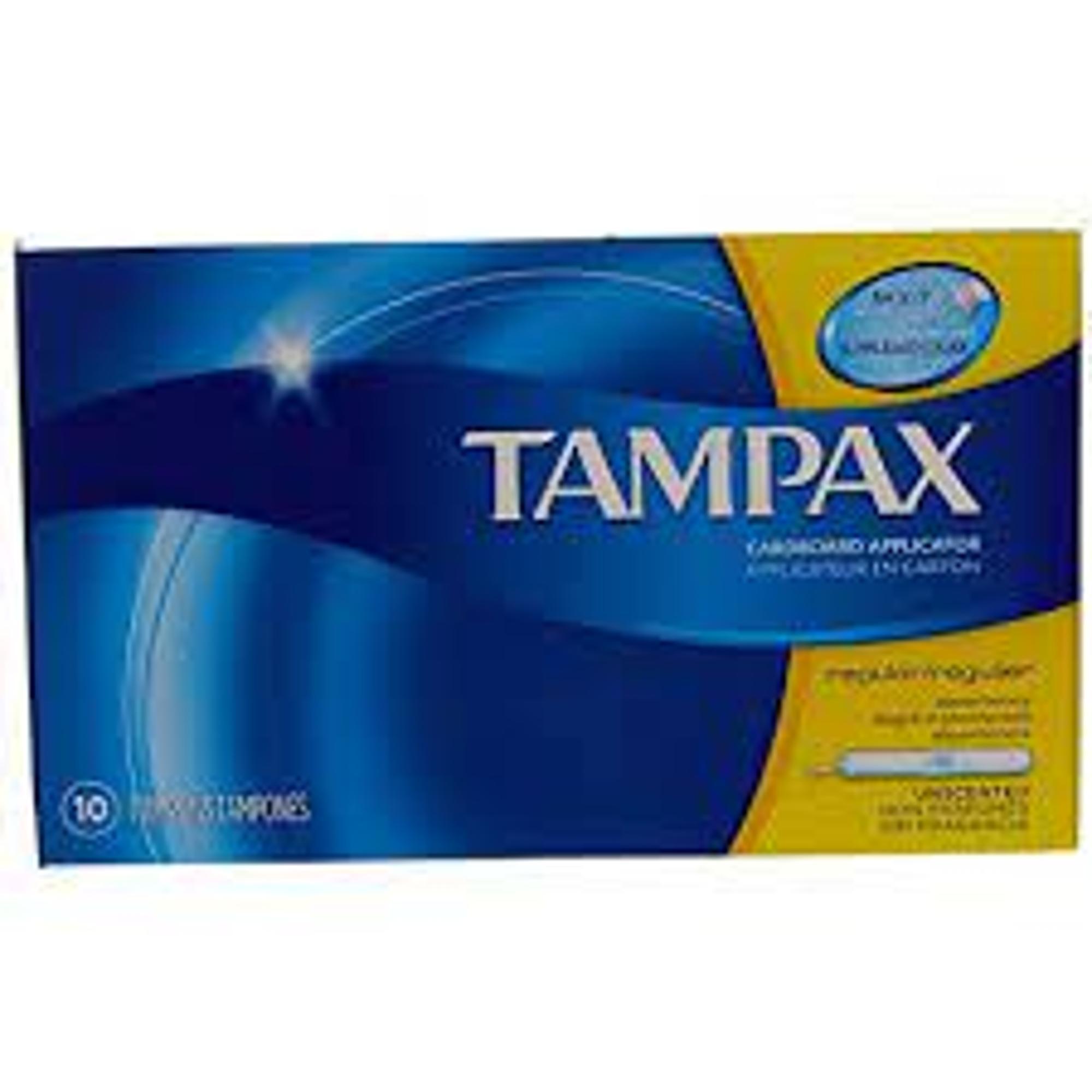 image of: TAMPAX REGULAR 10s 10 CT