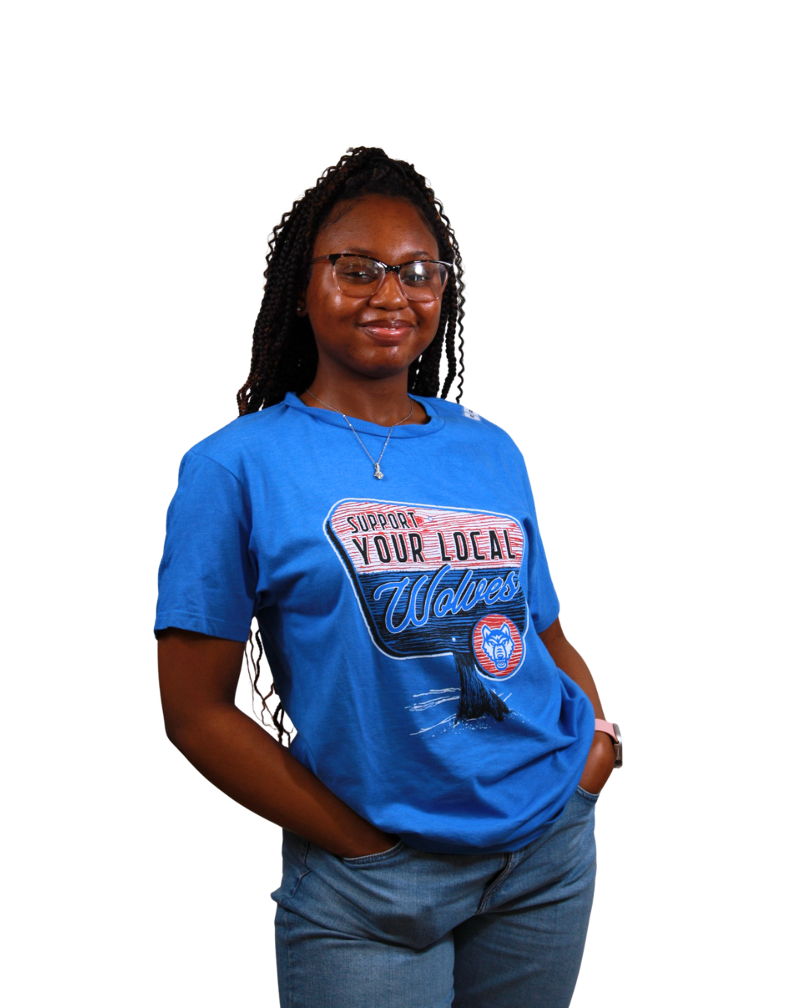 Product image 1 of 8 for SUPPORT YOUR LOCAL WOLVES WOLF LOGO T-SHIRT