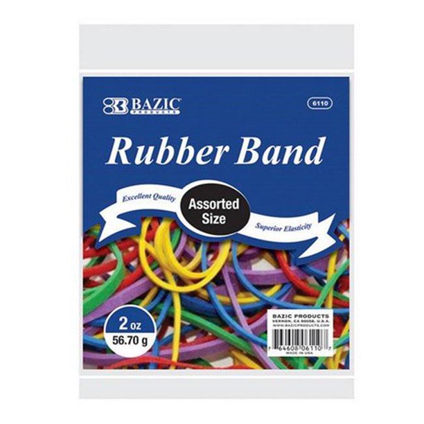 image of: Bazic Products Rubber Band 2 oz. Color pack