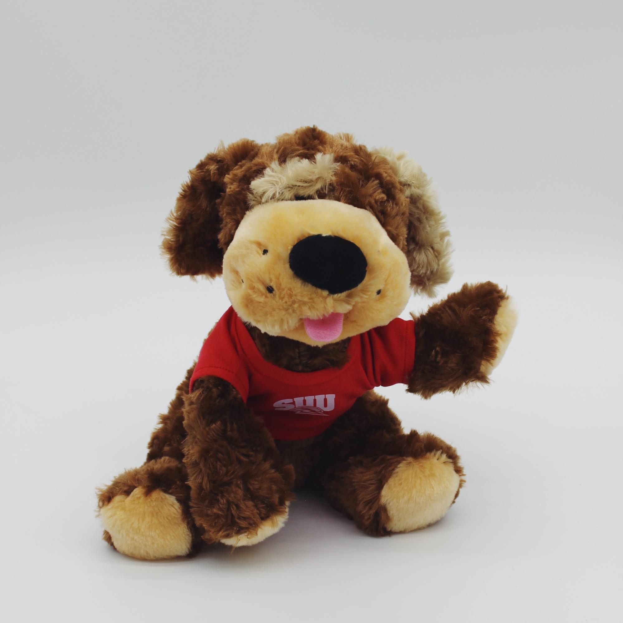 image of: Shaggy Spotted Dog Plush