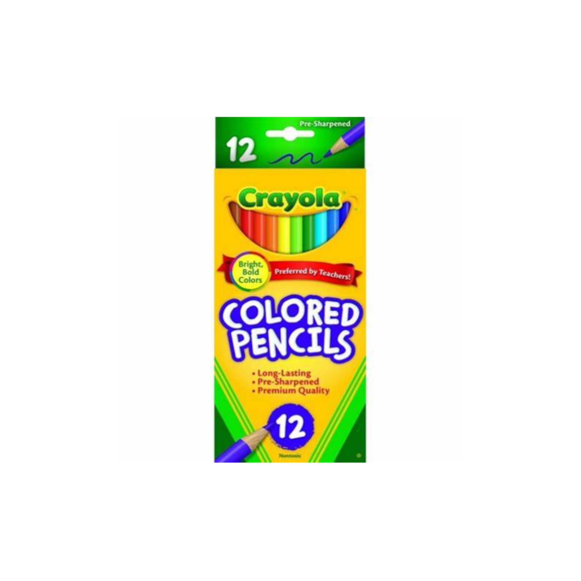 image of: PENCIL CRAYOLA COLORED 12 CT