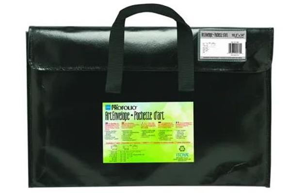 ITOYA ART PROFOLIO ART ENVELOPE BLACK 24.5 " X 36.5 "; $24.99