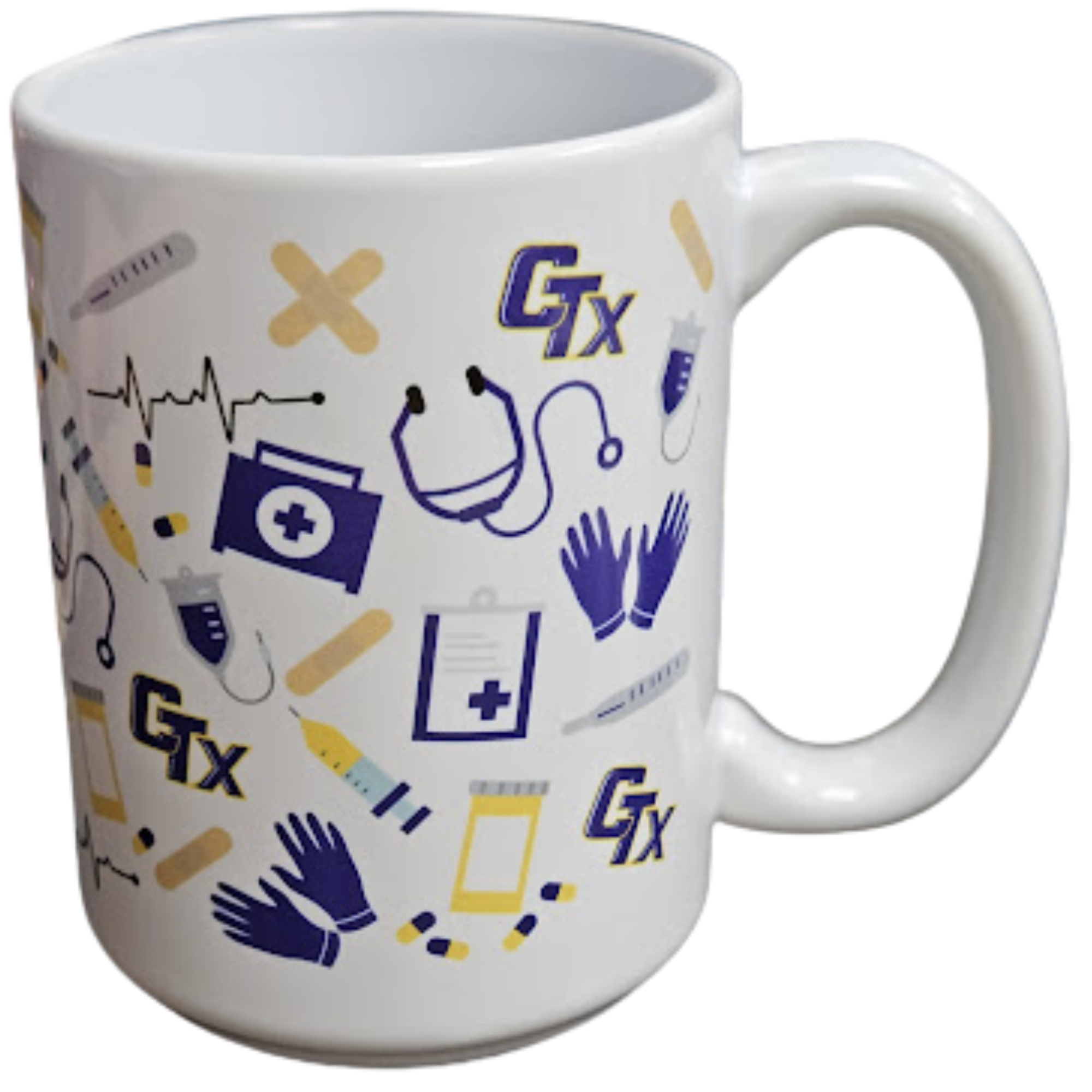 image of: 15oz Sublimated Nursing Mug 15oz White