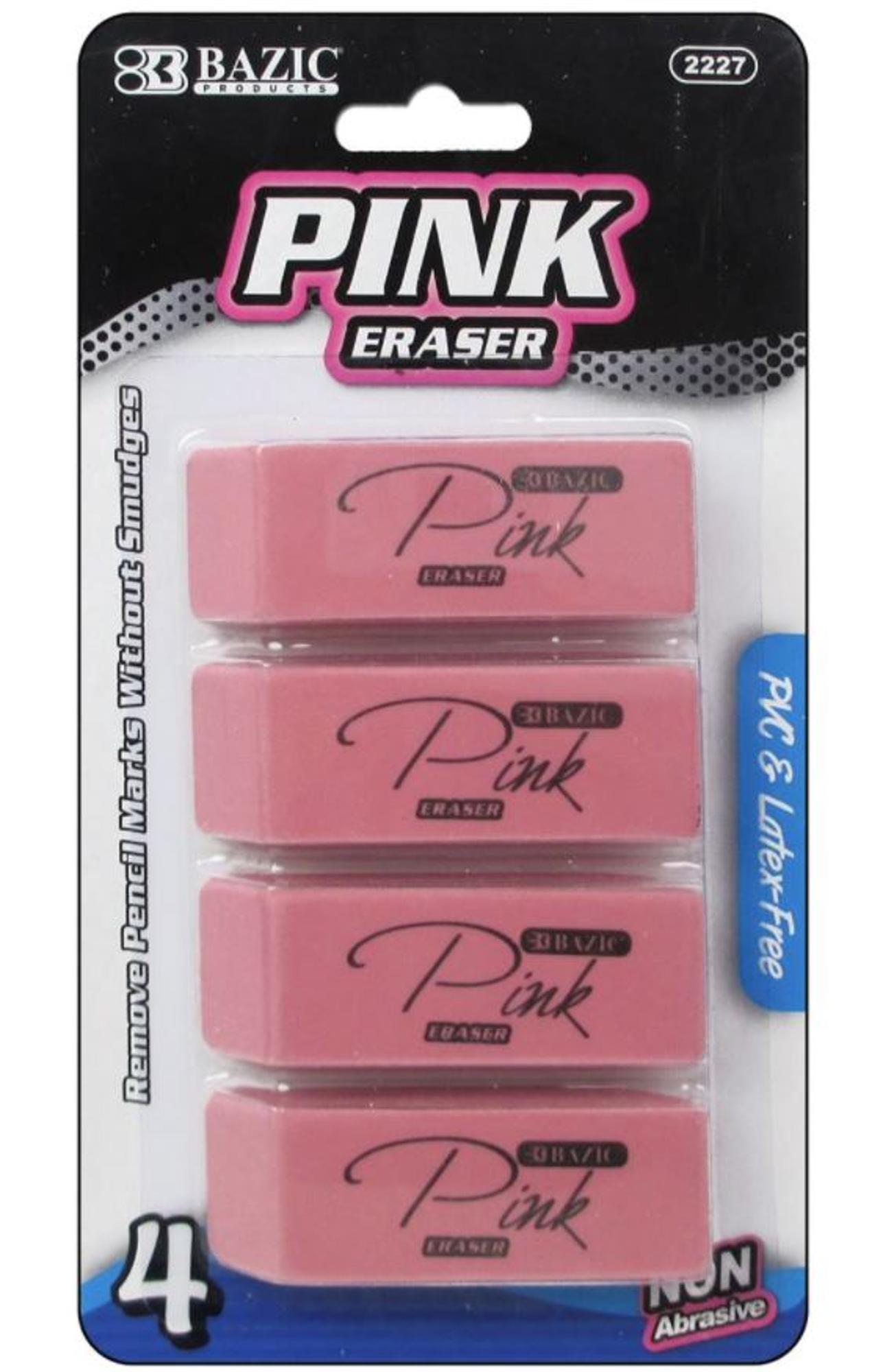 image of: Pink Erasers Set/4