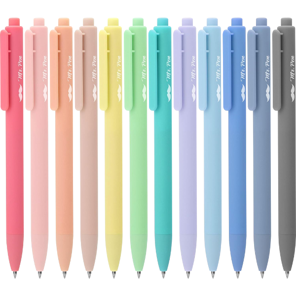 Mr. Pen Retractable Pastel Gel Pens; $10.99