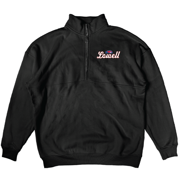 Lowell Script Sanded Fleece 1/2 Zip; $74.99