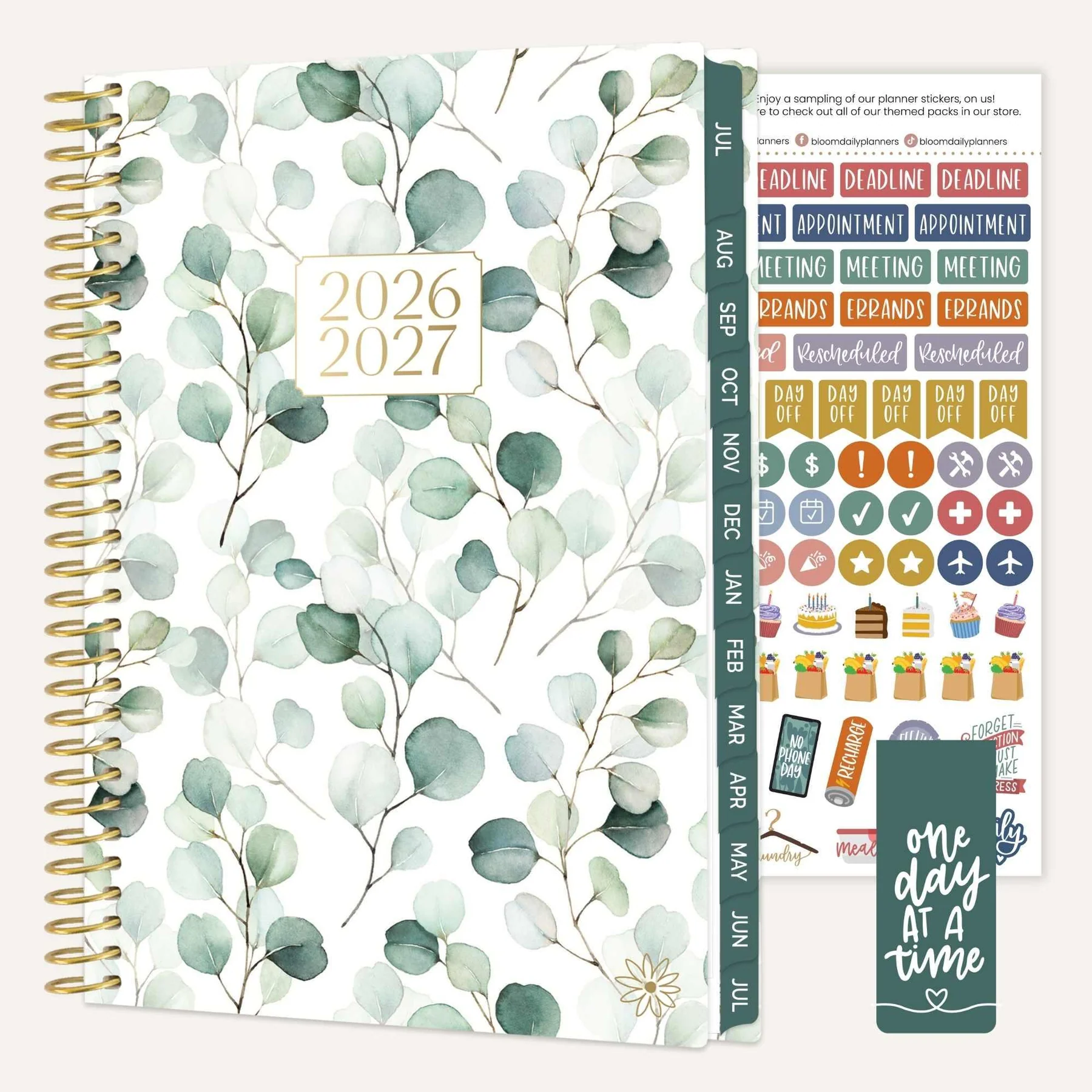Product image 1 of 1 for PLANNER Bloom Soft 5.5x8.25 Boho Greenery
