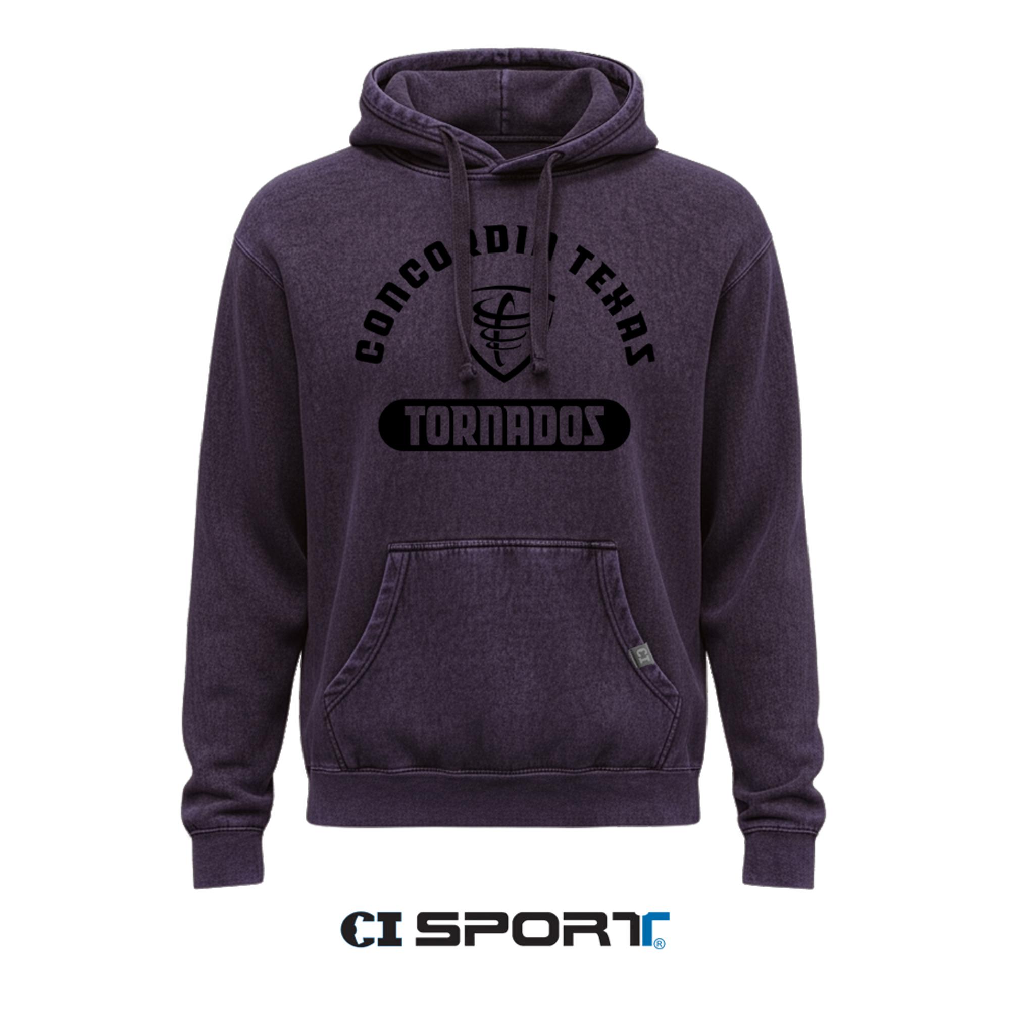 Product image 1 of 1 for Dark Purple Acid Washed Hoodie