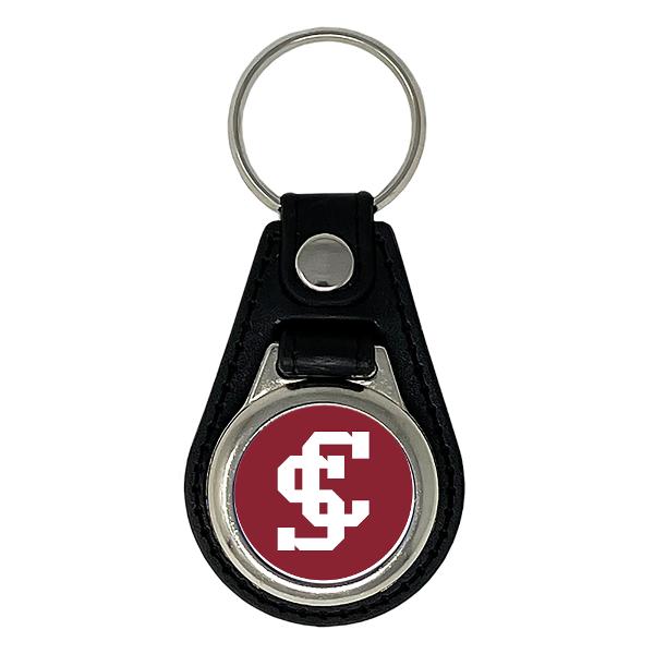 Santa Clara Broncos Round Leather Key Fob; $12.98